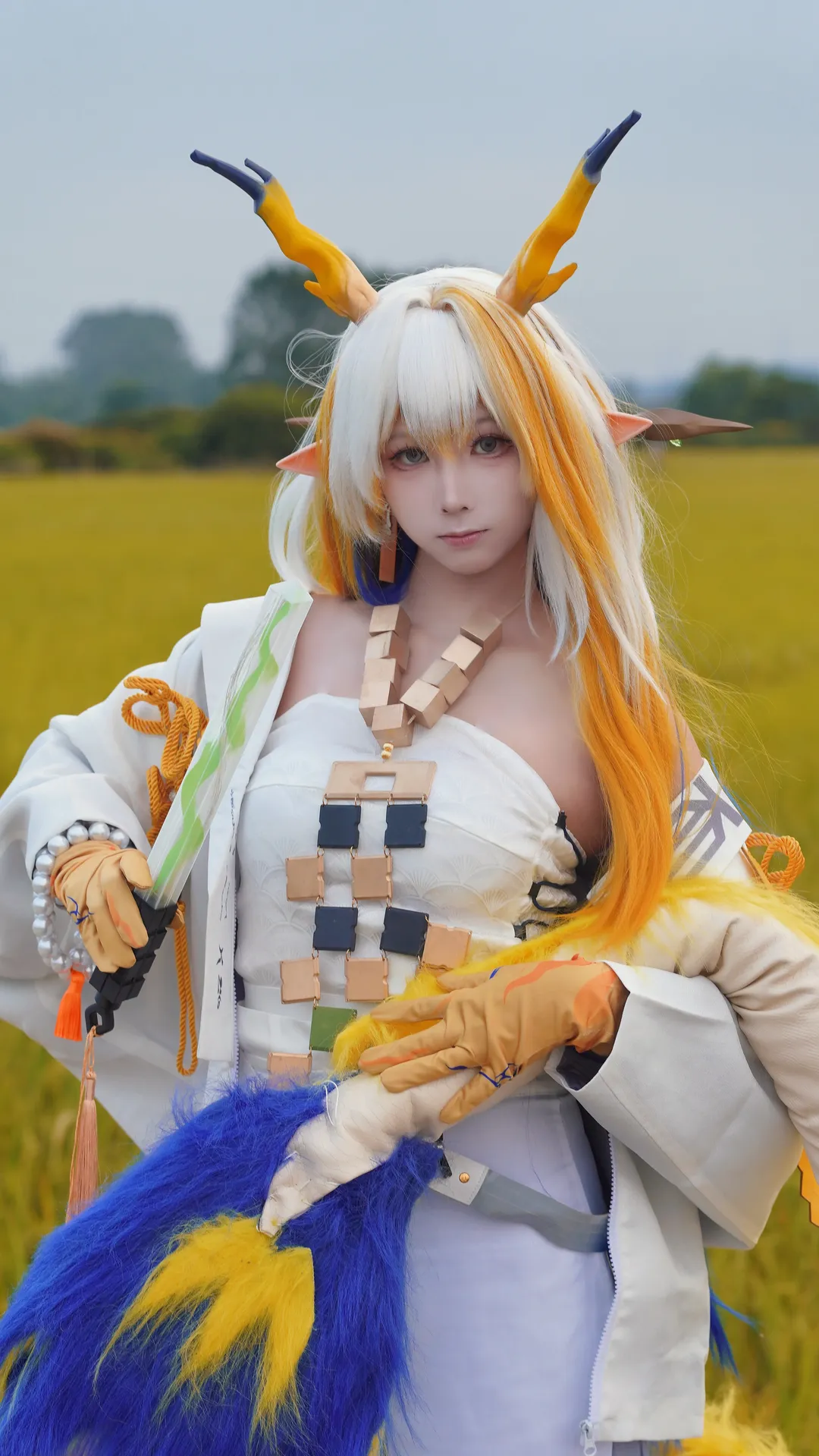 cosplay, 二次元摄影, 黍cos, 明日方舟, 稻野外景
