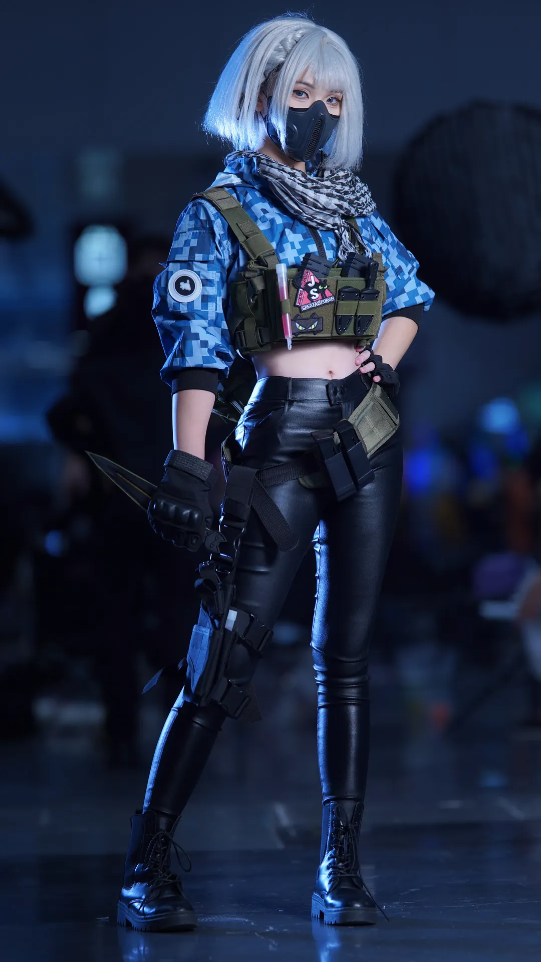 麥曉雯cos, 三角洲行動, 戰術風cos, 硬核cosplay, 槍戰遊戲cos