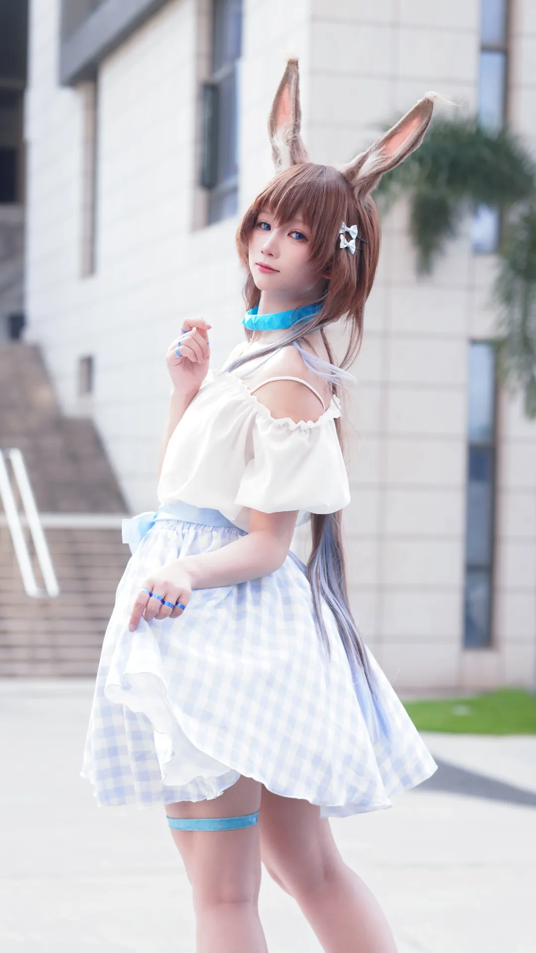 二次元摄影, 明日方舟, 夏日穿搭, 阿米娅cos, cosplay日常 - 第1张