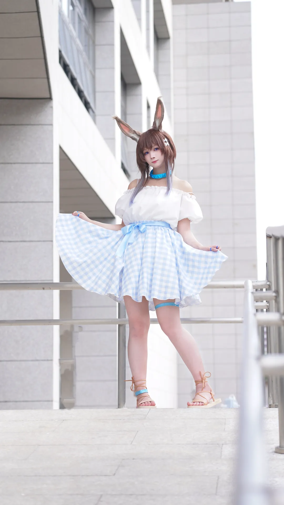 二次元摄影, 明日方舟, 夏日穿搭, 阿米娅cos, cosplay日常