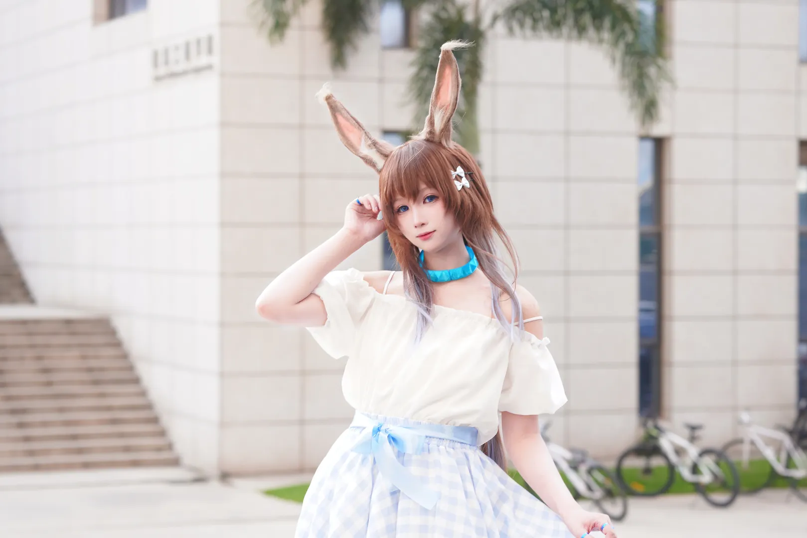二次元摄影, 明日方舟, 夏日穿搭, 阿米娅cos, cosplay日常 - 第4张