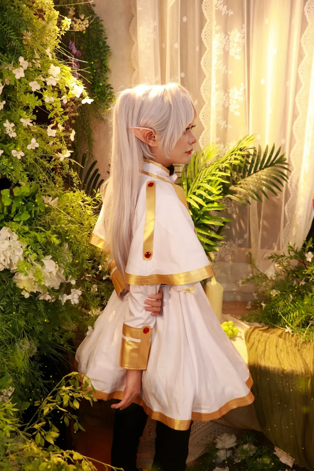 二次元摄影, 葬送的芙莉莲, 芙莉莲cos, 精灵cosplay, 白毛魔法师 - 第10张