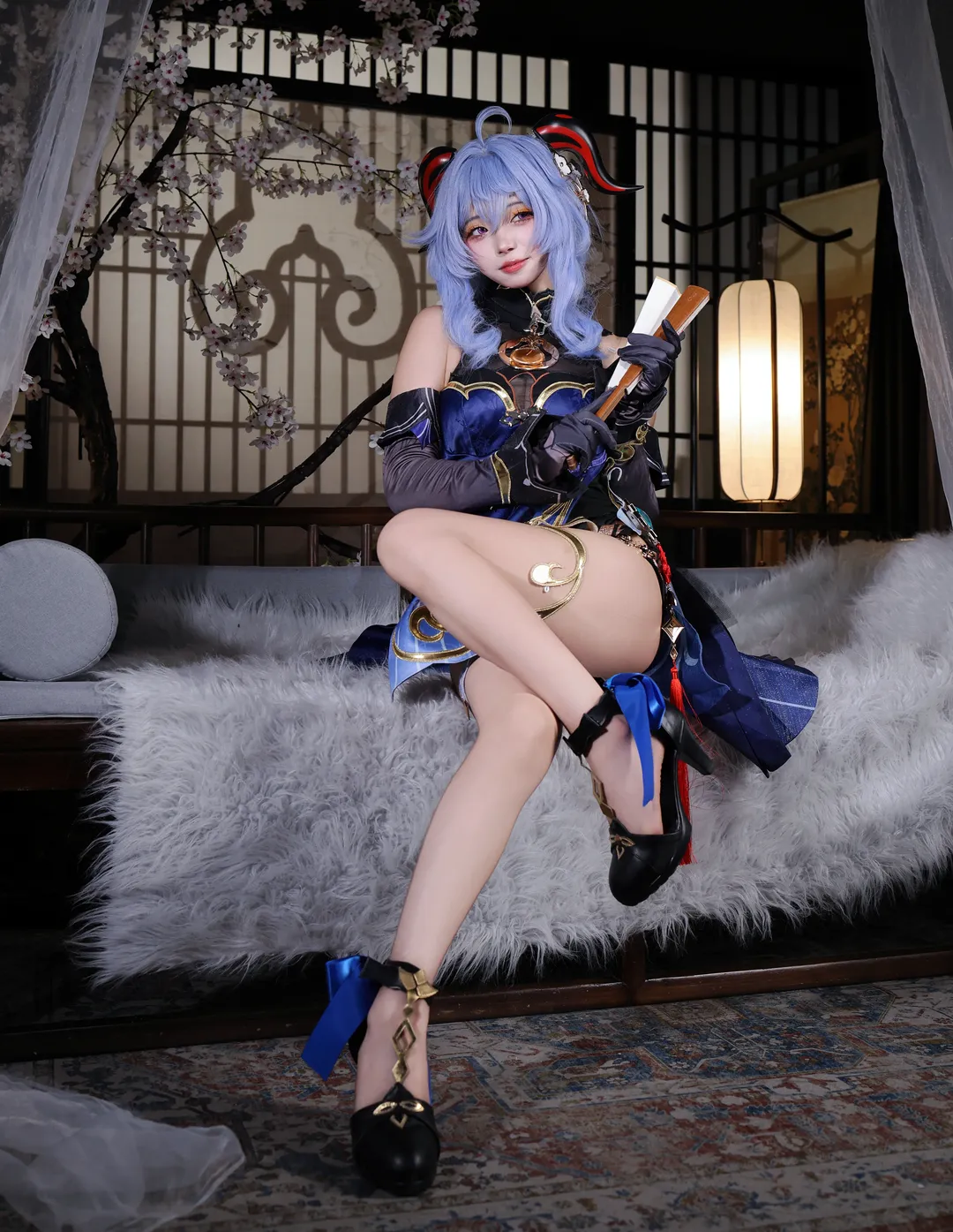 原神, 甘雨cos, 二次元少女, 循循守月, 古风摄影 - 第4张