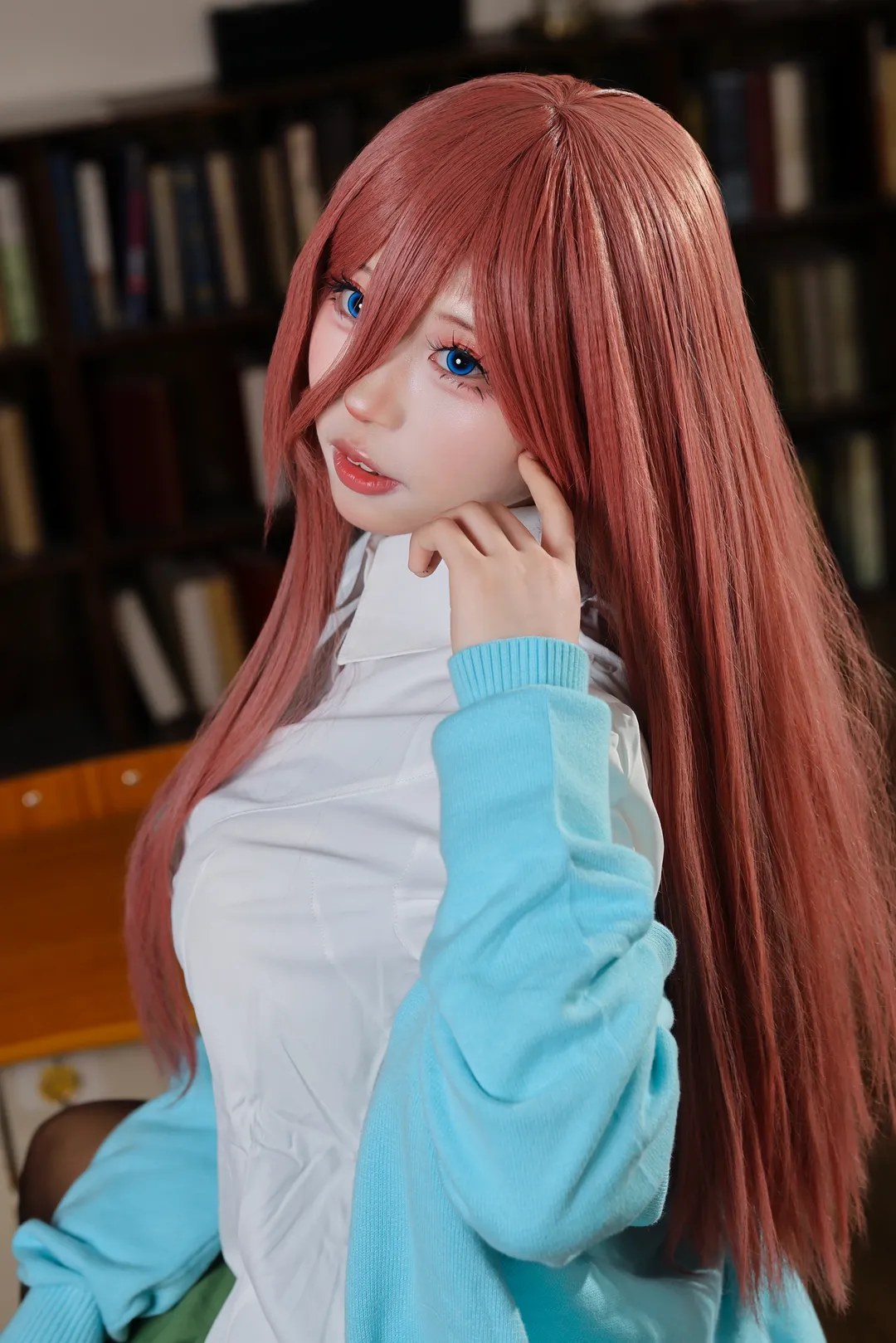 中野三玖cos, 五等分的新娘, 日系校园, 动漫cos, 校园氛围 - 第3张