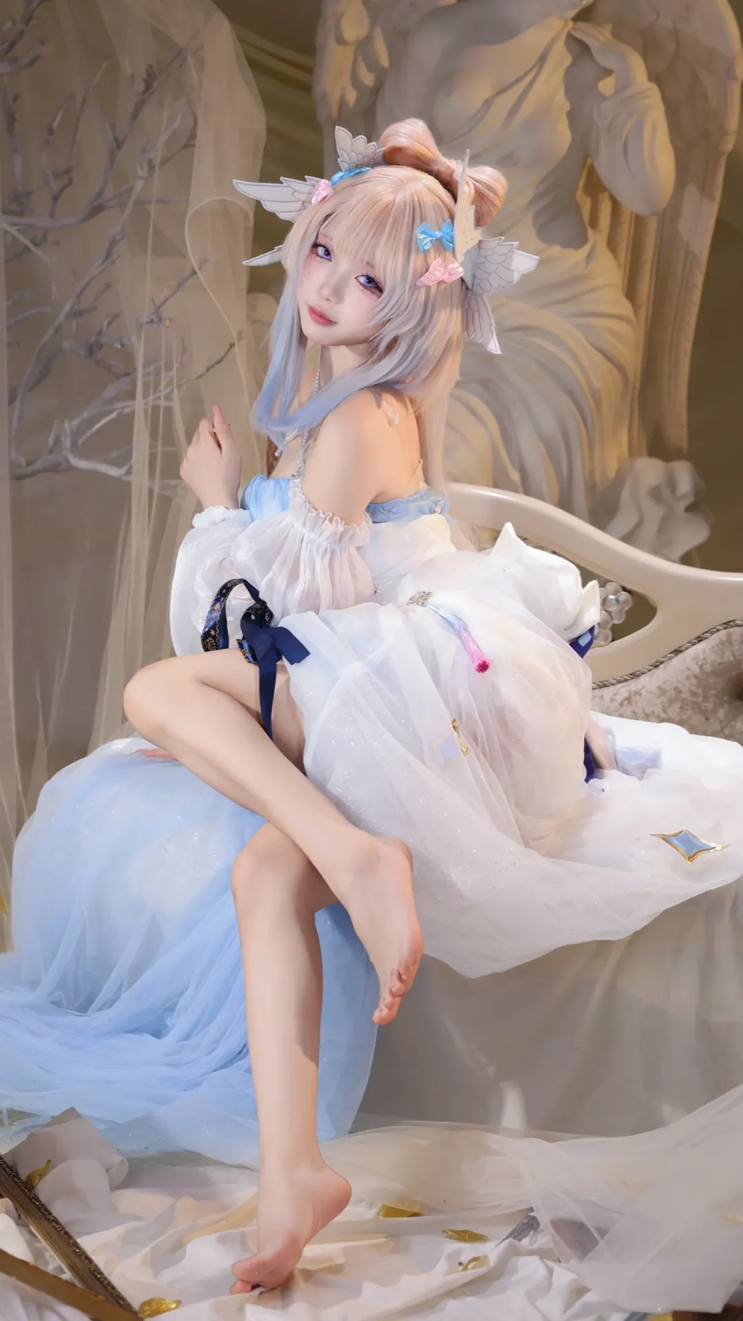 Aesthetic Portrait, 2D, Genshin Impact, Azur Lane, Sangonomiya Kokomi cosplay