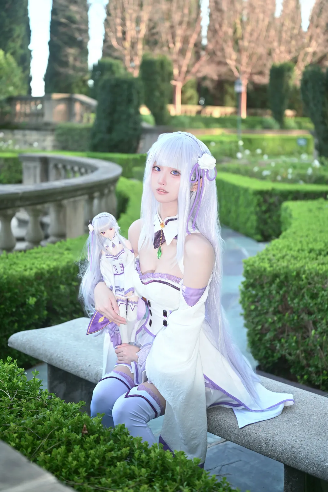 Cosplay, 从零开始的异世界生活, 艾米莉亚cos, Greystone Mansion, 莉娅娃娃