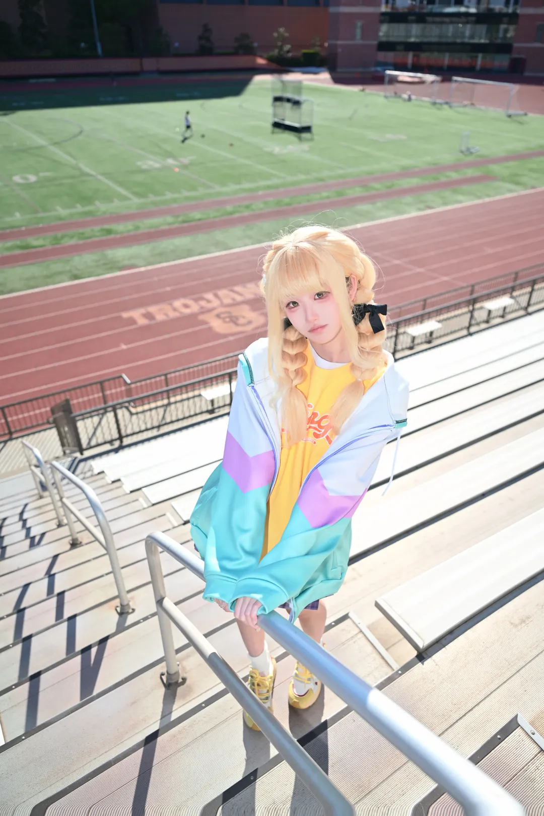 学園アイドルマスター, キャンパススタイル, 藤田ことね コスプレ, スポーティースタイル, アイドルメイク・スタイリング - 4枚目