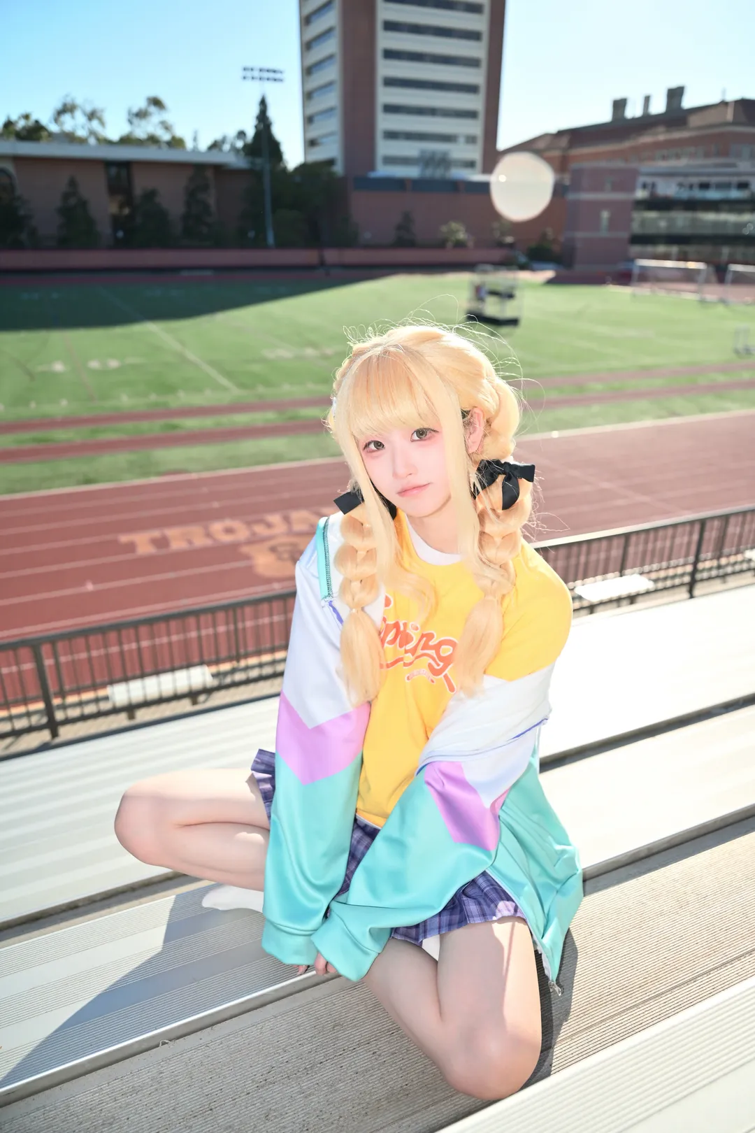 学園アイドルマスター, キャンパススタイル, 藤田ことね コスプレ, スポーティースタイル, アイドルメイク・スタイリング - 5枚目