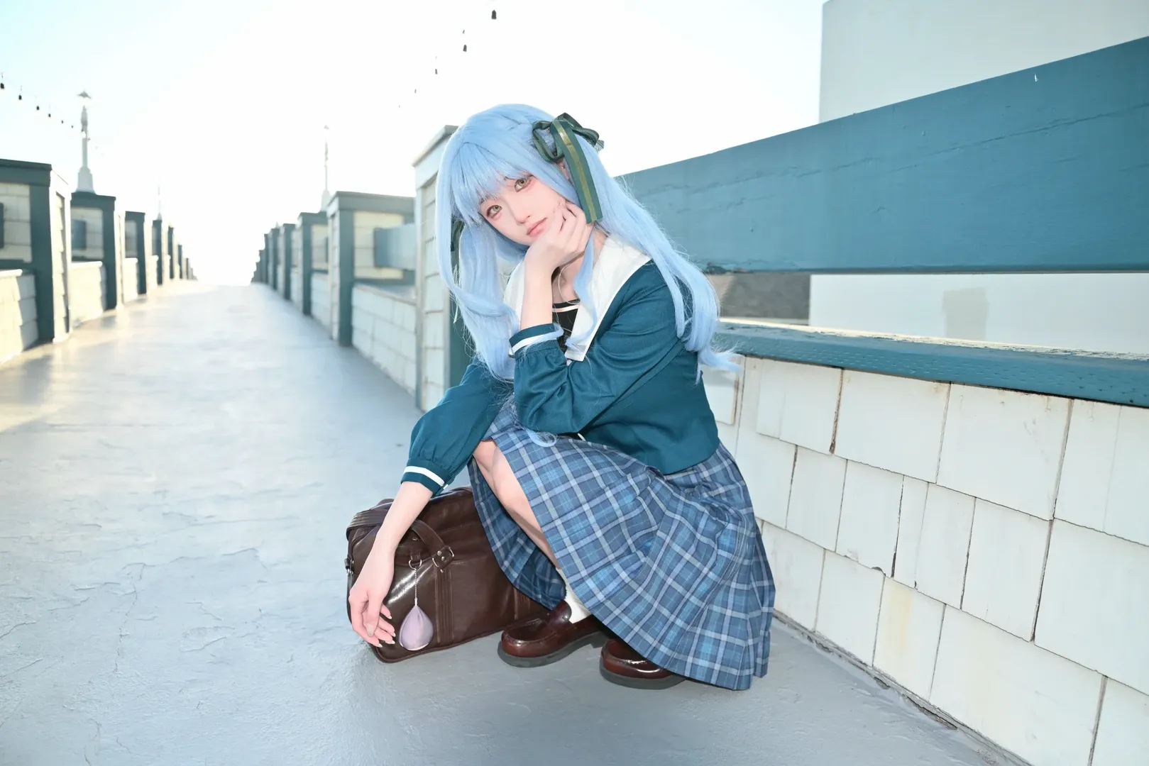丰川祥子cos, Ave Mujica, 海边cosplay, bangdream, 白祥 - 第2张