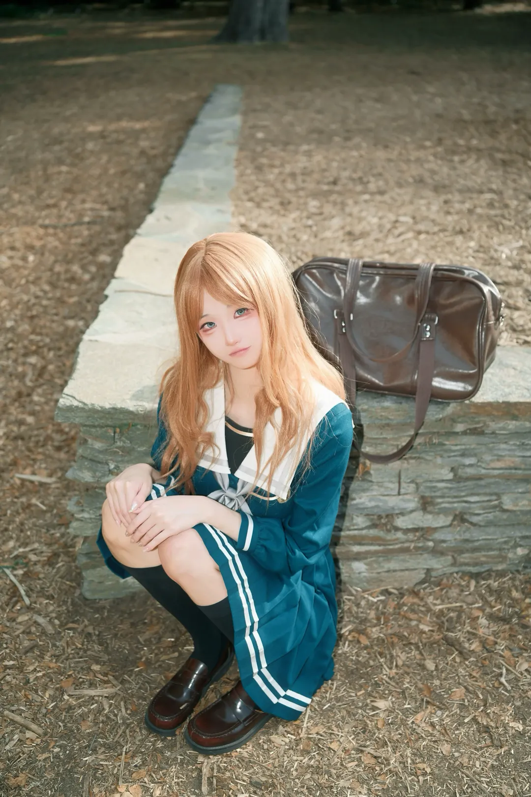二次元摄影, cosplay日常, 长崎素世cos, MyGO!!!!!, 外景人像 - 第1张