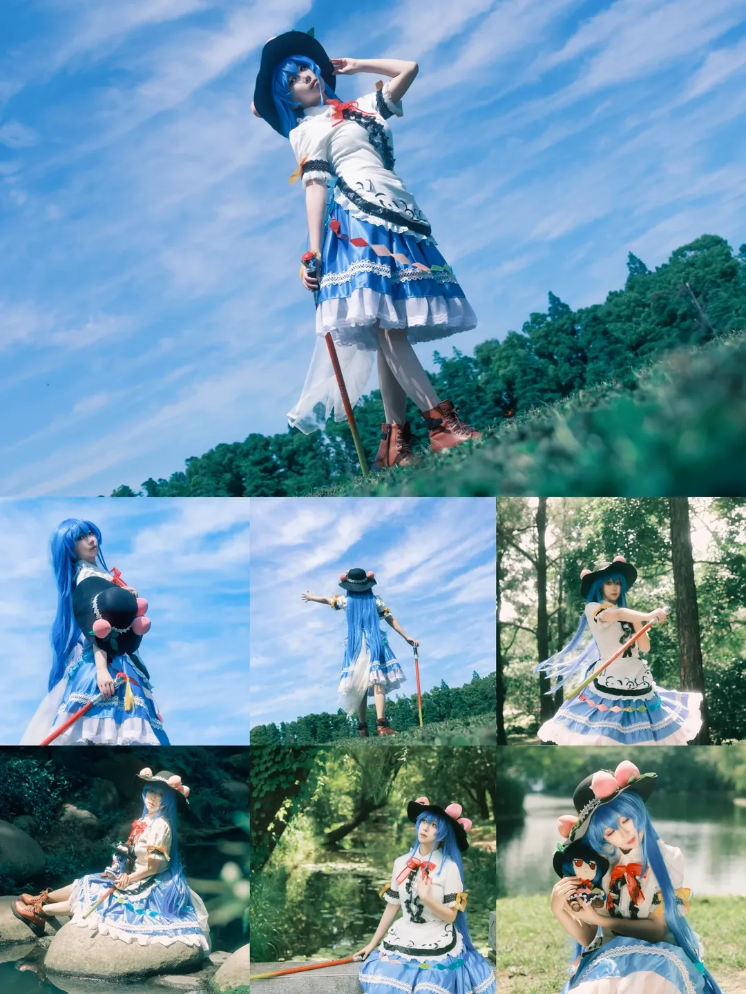 東方Project, 屋外撮影, 和風の服装, 比那名居天子 コスプレ, 法索先生