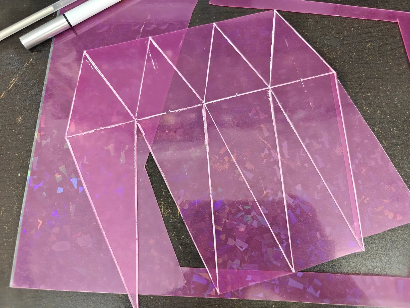 东方Project, 芙兰朵露cos, 手工道具, cosplay道具制作, 发光翅膀 - 第3张