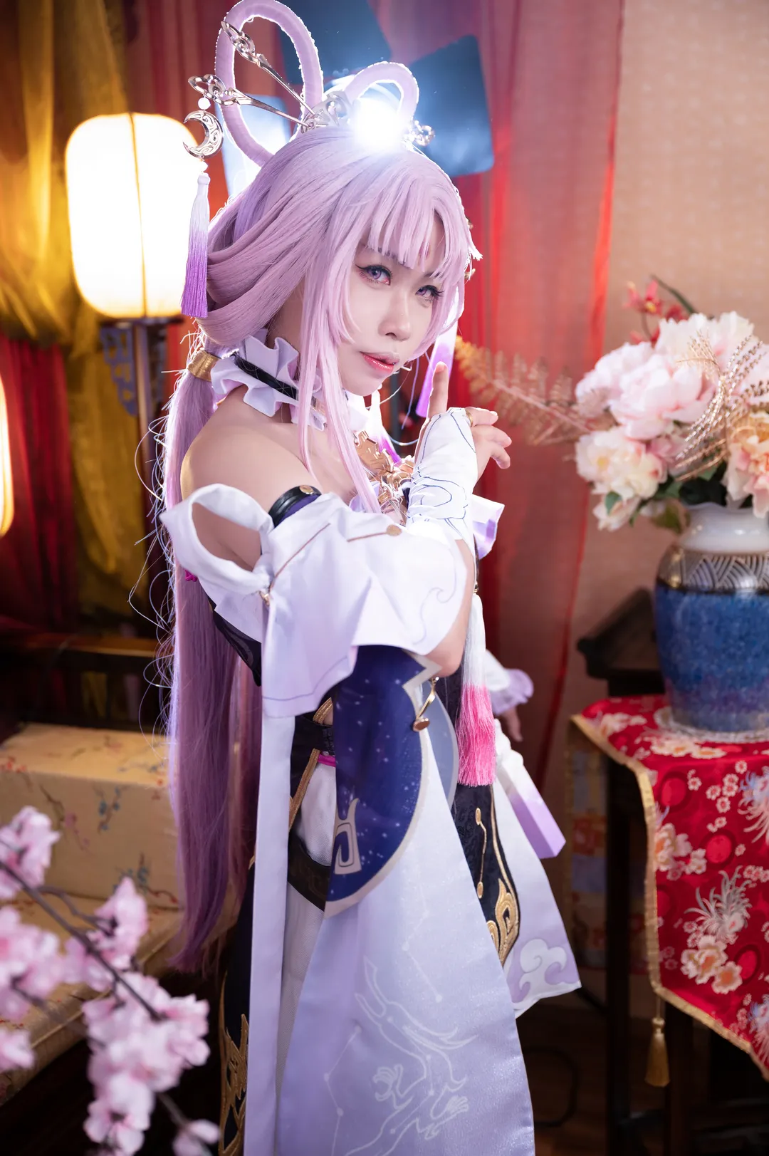 コスプレ, 崩壊：スターレイル, 崩壊：スターレイル, 符玄コスプレ, ウィッグスタイリング - 3枚目
