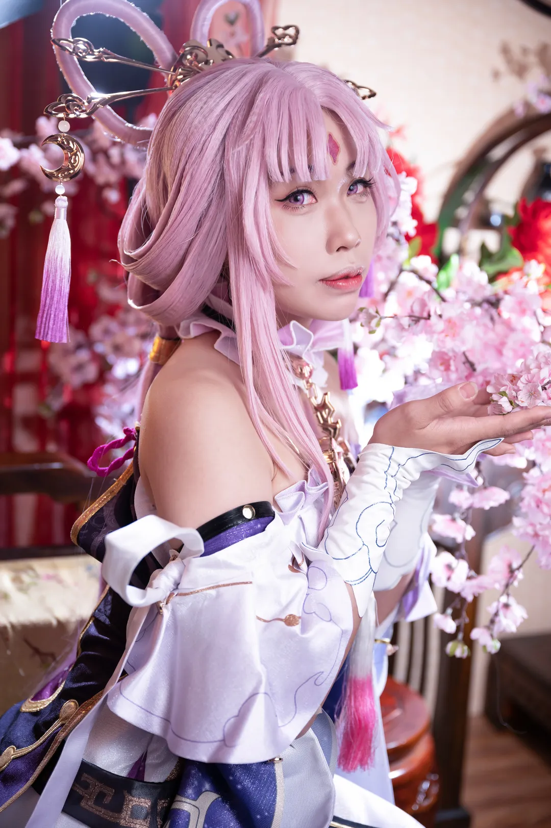 コスプレ, 崩壊：スターレイル, 崩壊：スターレイル, 符玄コスプレ, ウィッグスタイリング - 6枚目