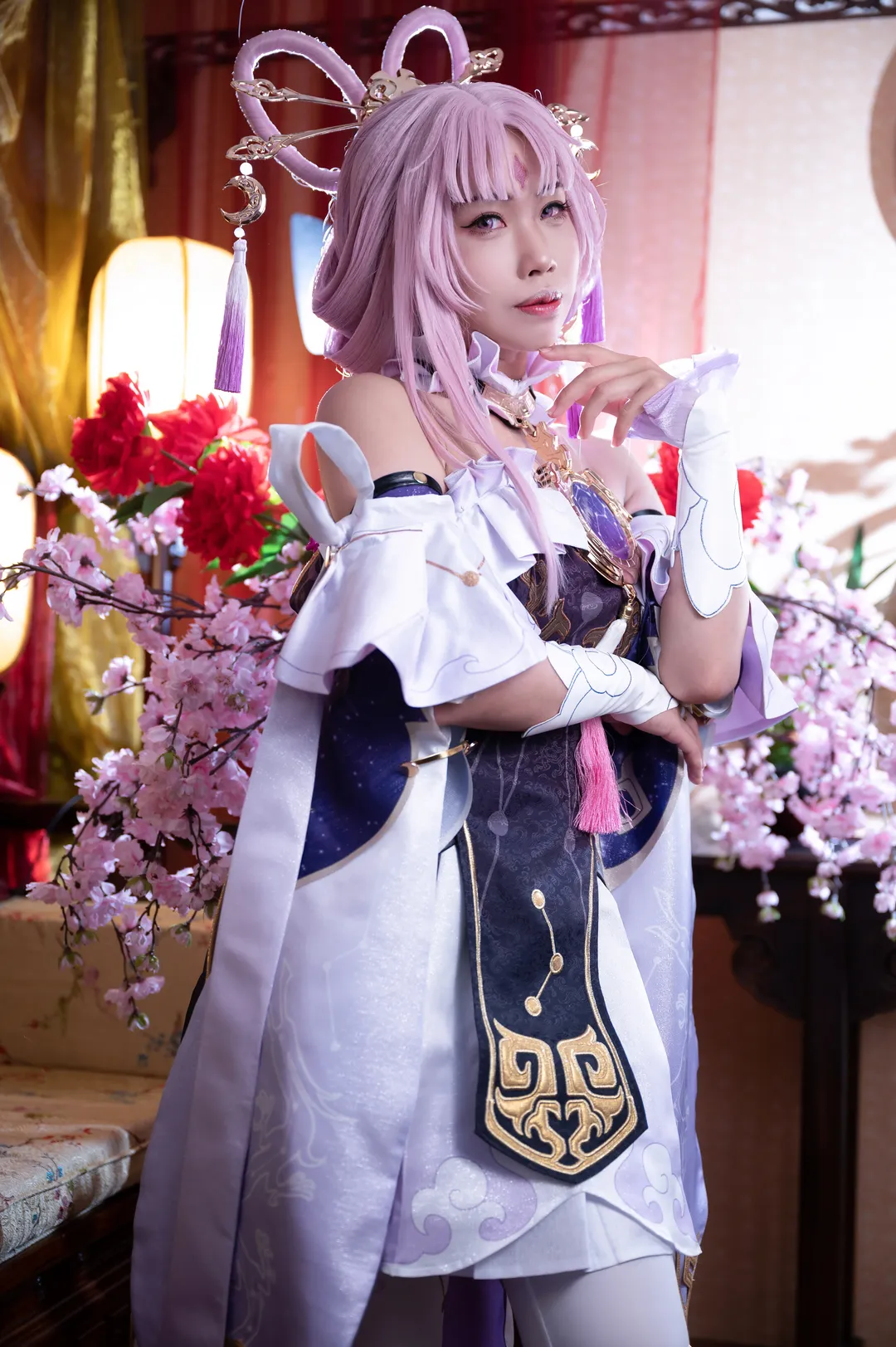 コスプレ, 崩壊：スターレイル, 崩壊：スターレイル, 符玄コスプレ, ウィッグスタイリング - 7枚目
