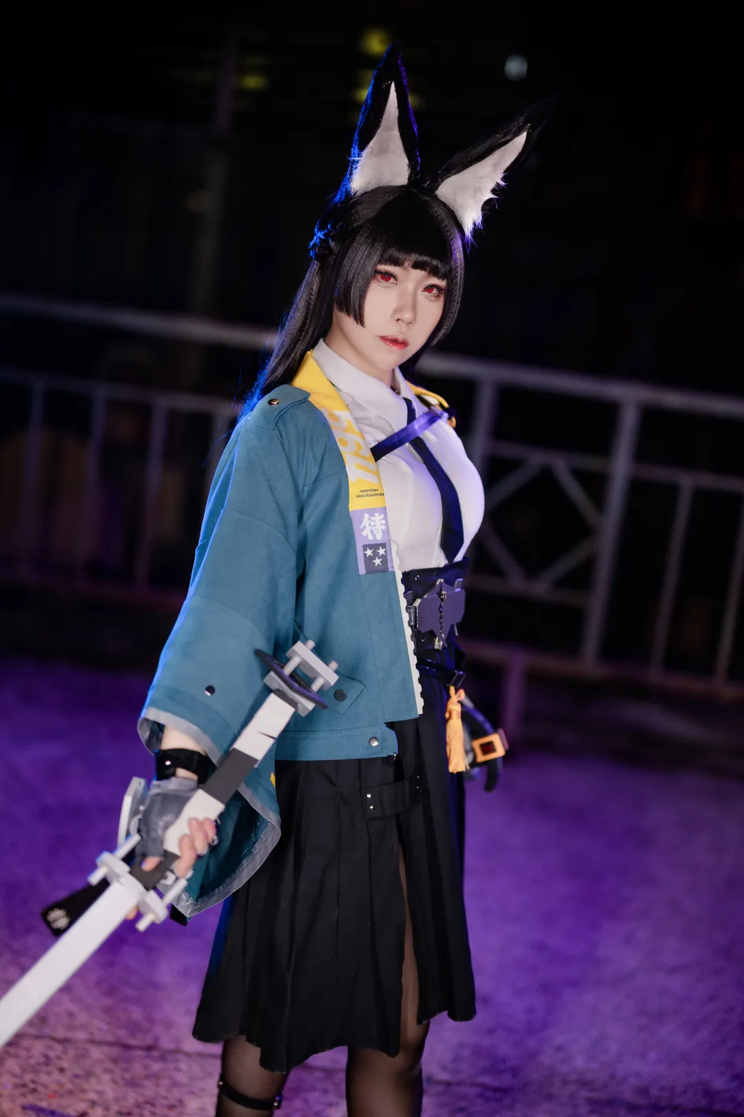 绝区零, 星见雅cos, 夜景人像, cosplay摄影, 二次元角色扮演 - 第8张