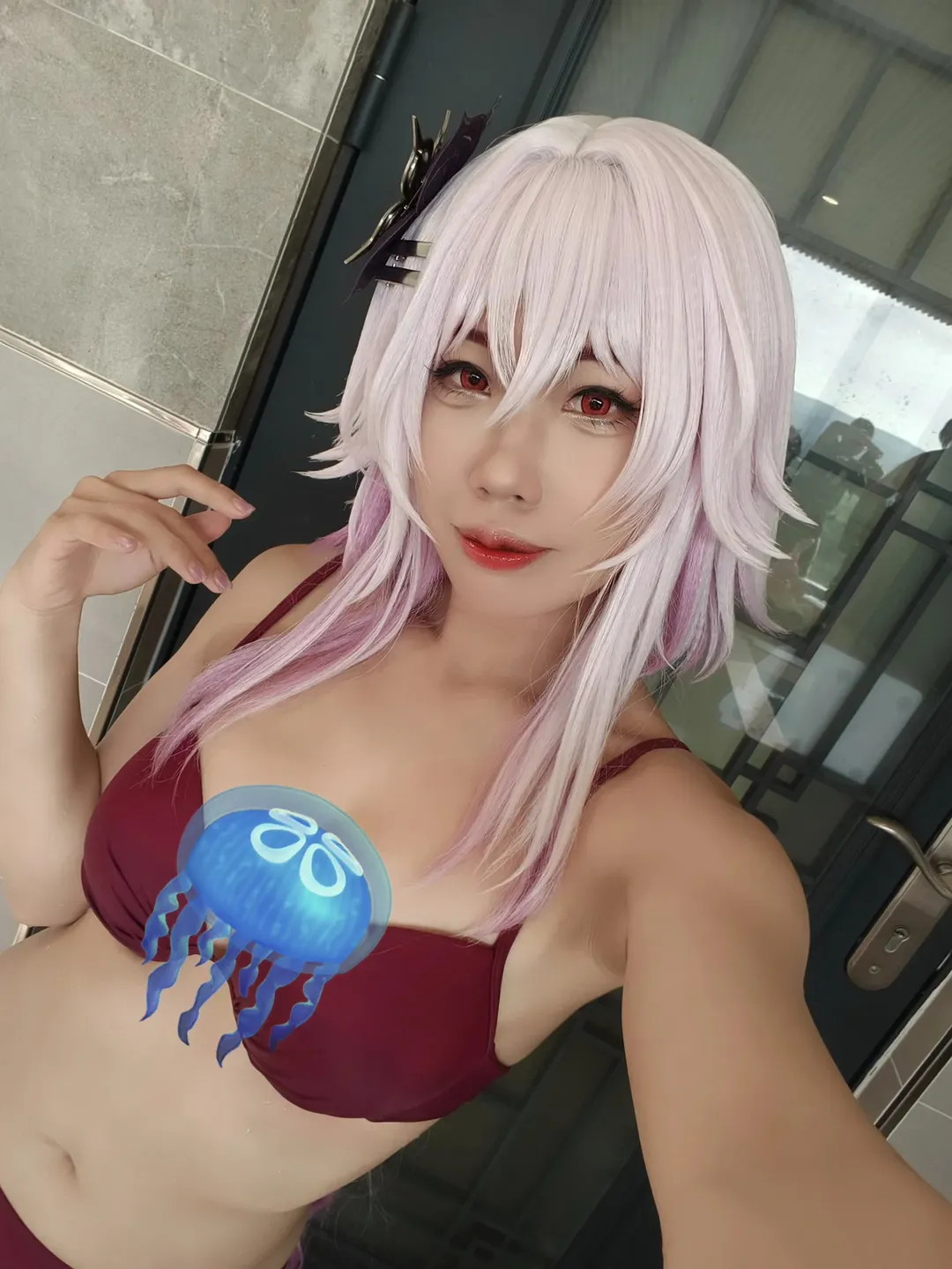 崩坏星穹铁道, 长夜月cos, 假发造型, cosplay日常, 翁法罗斯合宿 - 第2张
