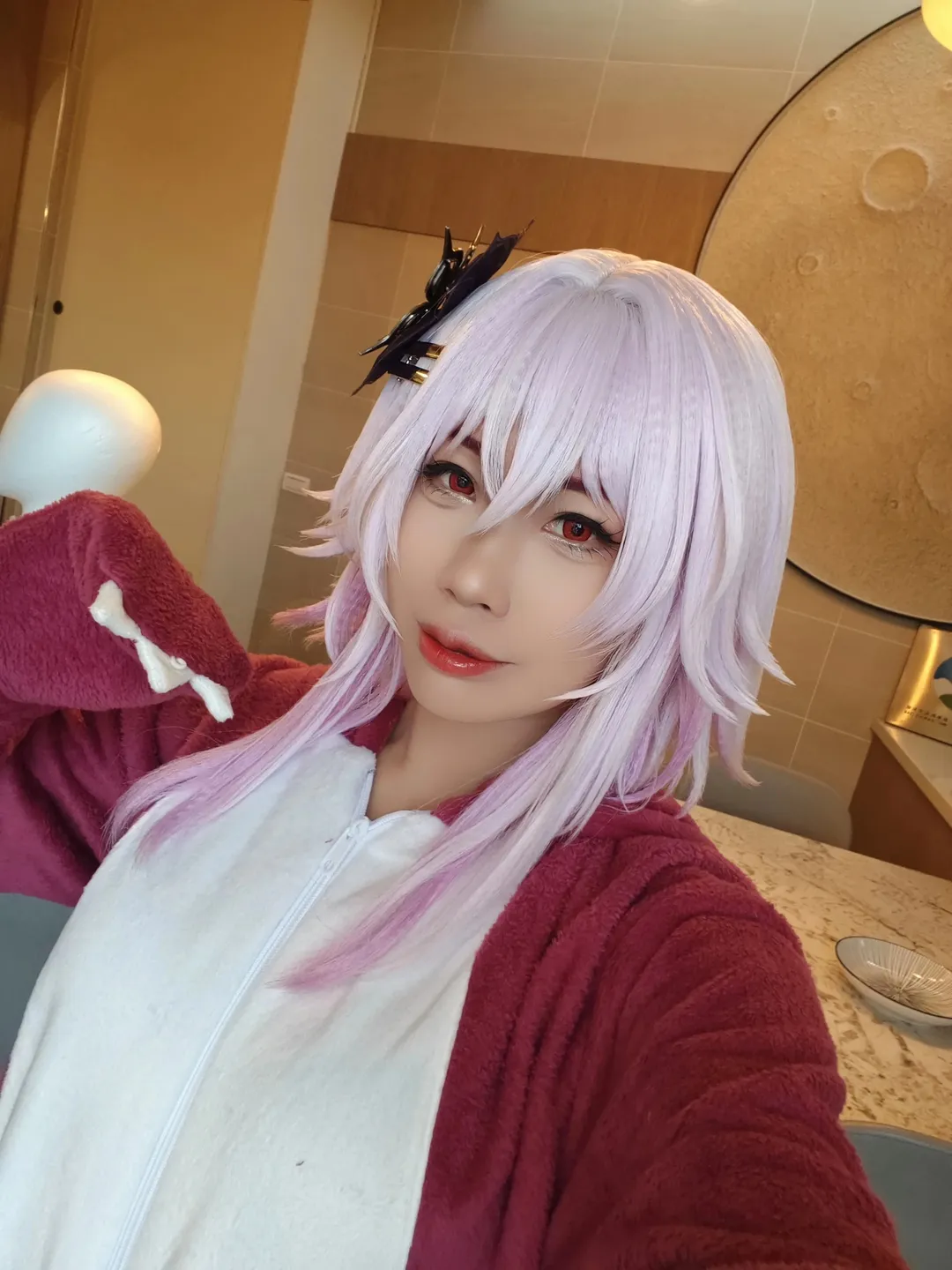 Honkai: Star Rail, Evernight cosplay, Wig styling, Casual cosplay, Omphalos Training Camp