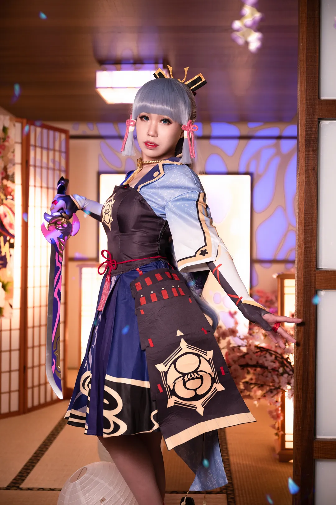 原神, 神里綾華 コスプレ, コスプレ撮影, 原神コスプレ, 稲妻キャラクター