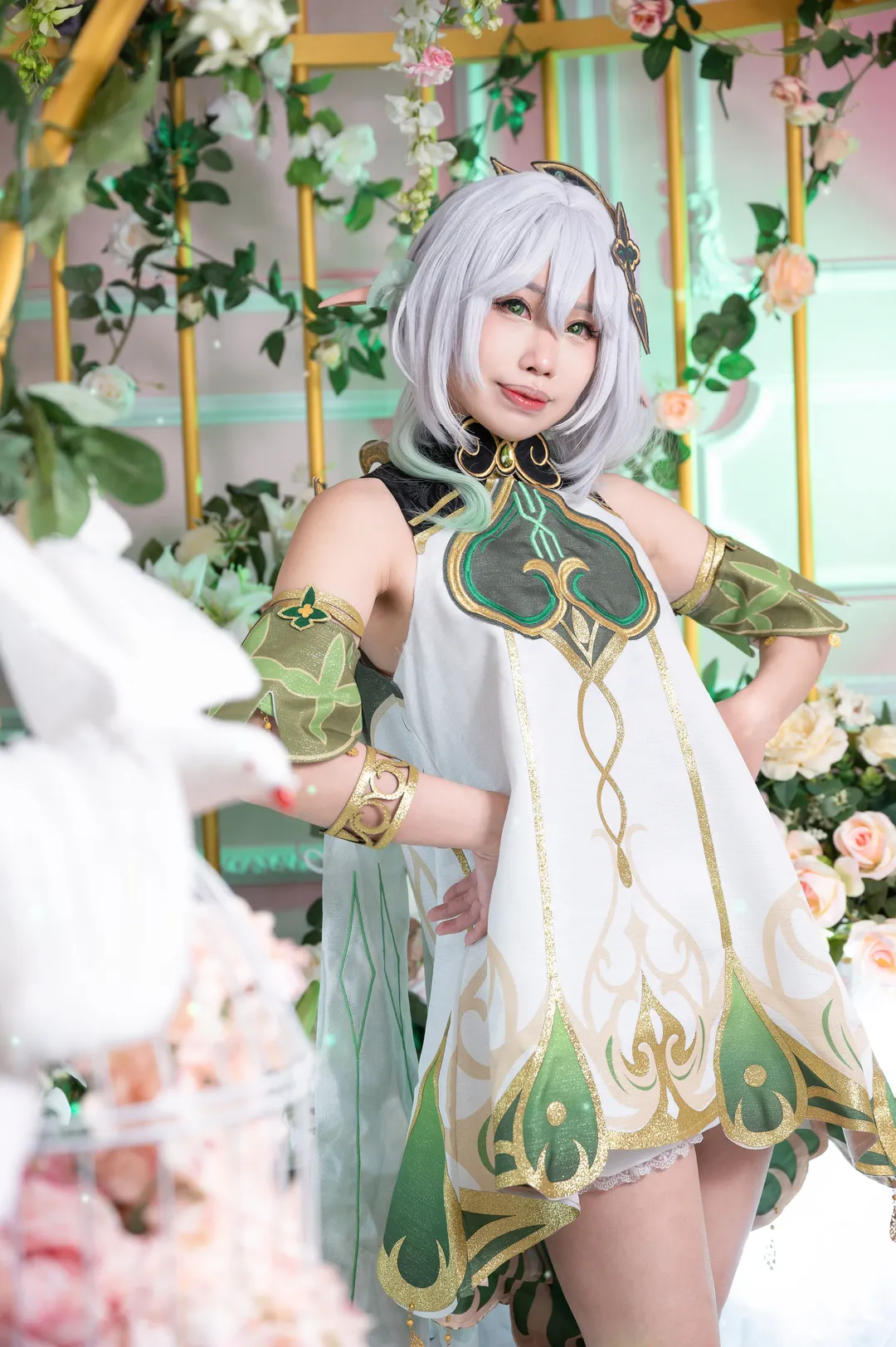Genshin Impact, cosplay, Nahida Cosplay, Flower field photography, Dendro Archon - Image 8