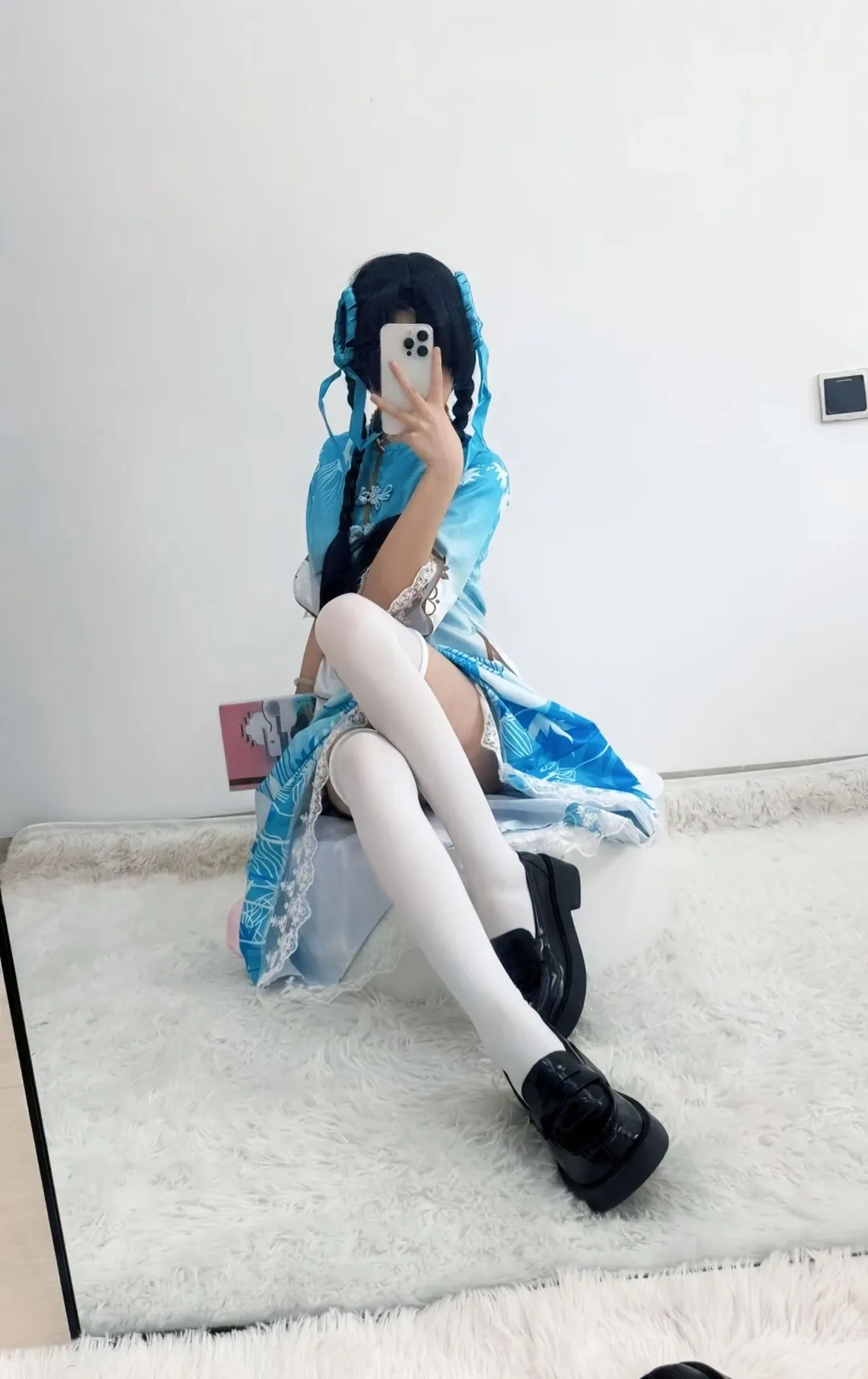 cosplay, 王者荣耀, 西施cos, 超自然氛围, 居家拍摄