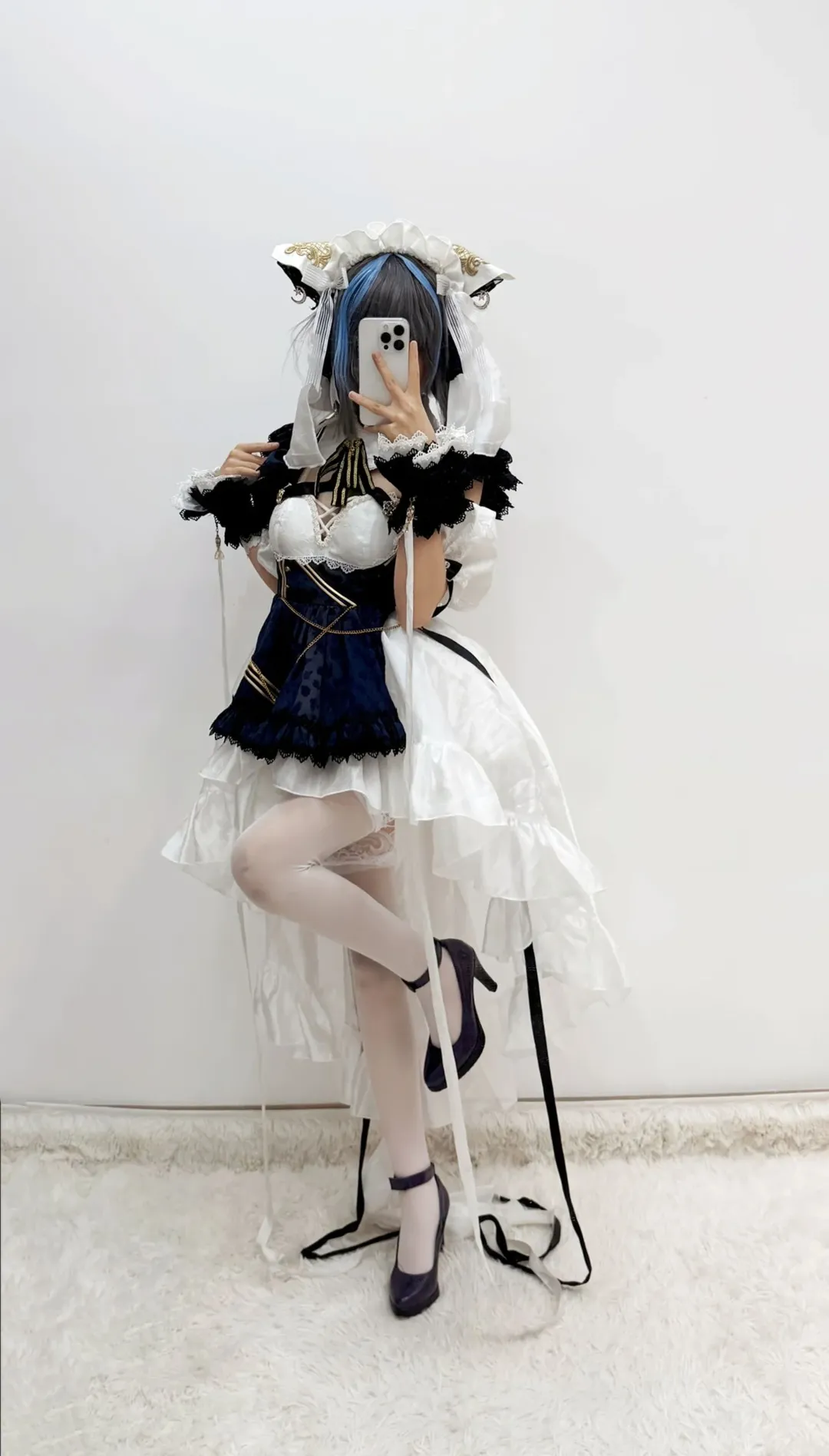 碧蓝航线, 女仆装, 二次元cosplay, 服装还原, 柴郡猫cos