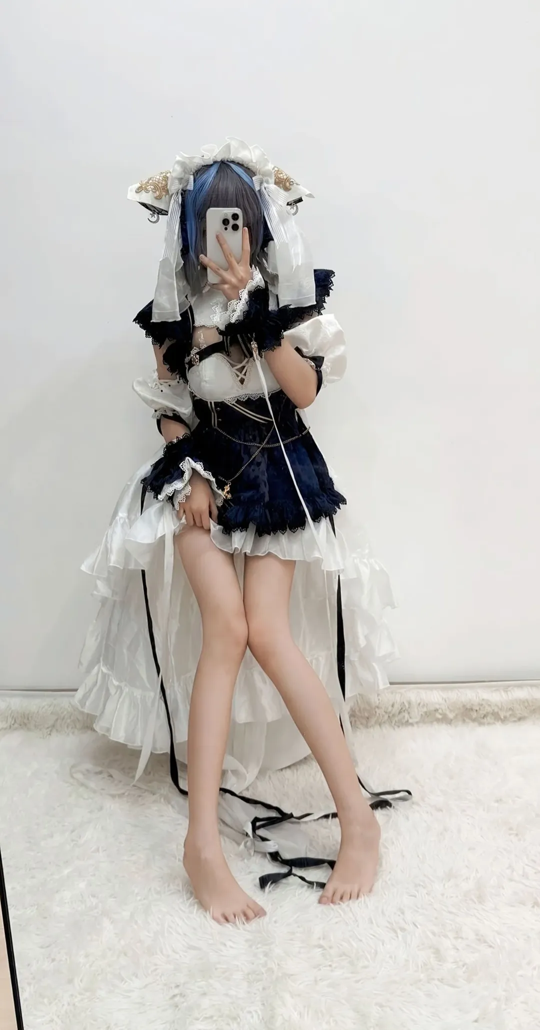 碧蓝航线, 女仆装, 二次元cosplay, 服装还原, 柴郡猫cos - 第3张