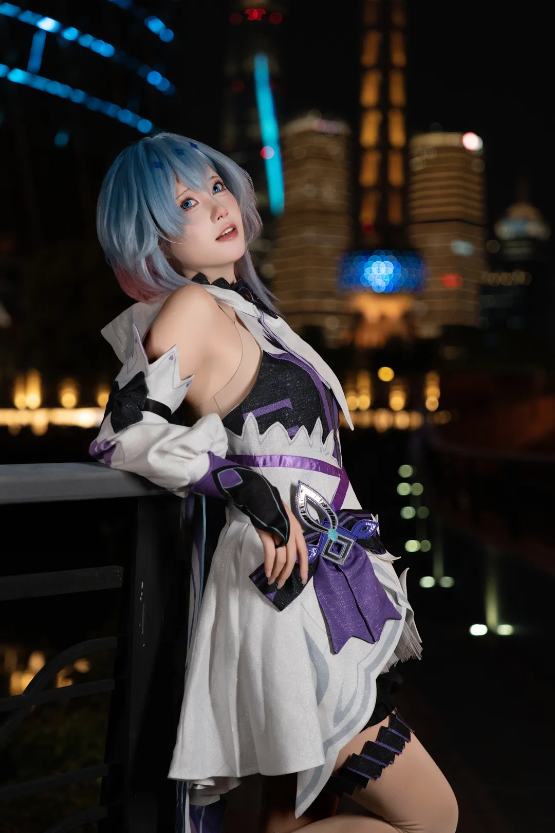 二次元摄影, 王者荣耀, 城市夜景, 小乔cos, 时之魔女 - 第5张