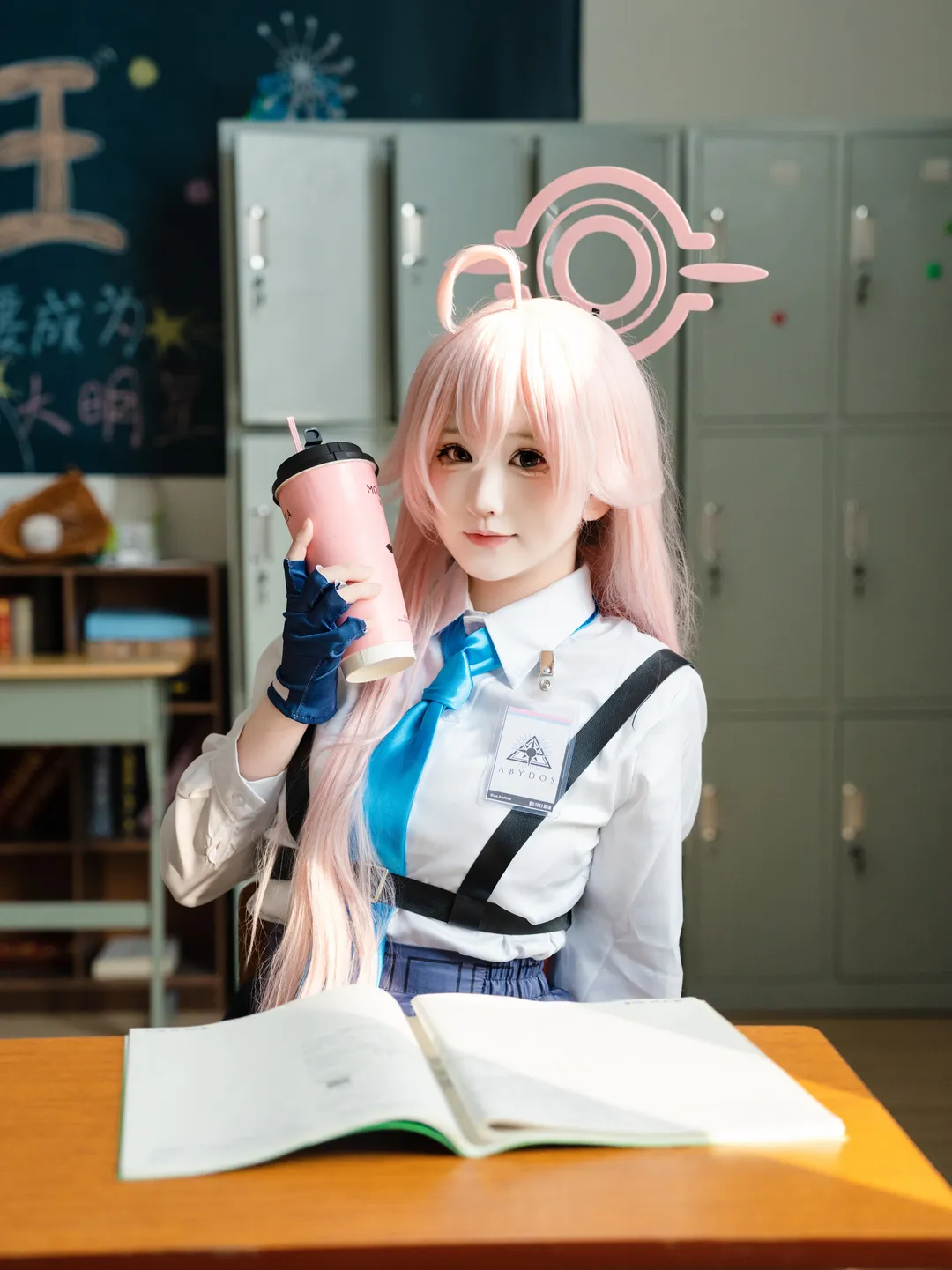 蔚蓝档案, 小鸟游星野cos, cosplay摄影, 二次元写真, 幕后花絮 - 第3张