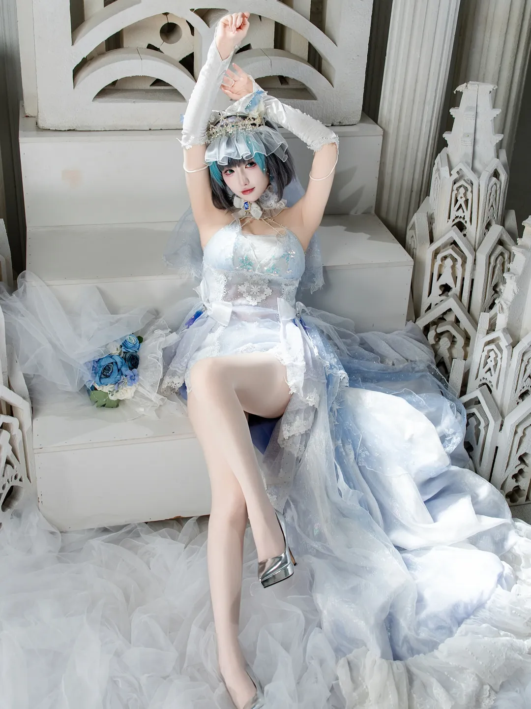 チェシャー コスプレ, アズールレーン, コスプレ撮影, 二次元の高級感, スタジオライティング - 2枚目