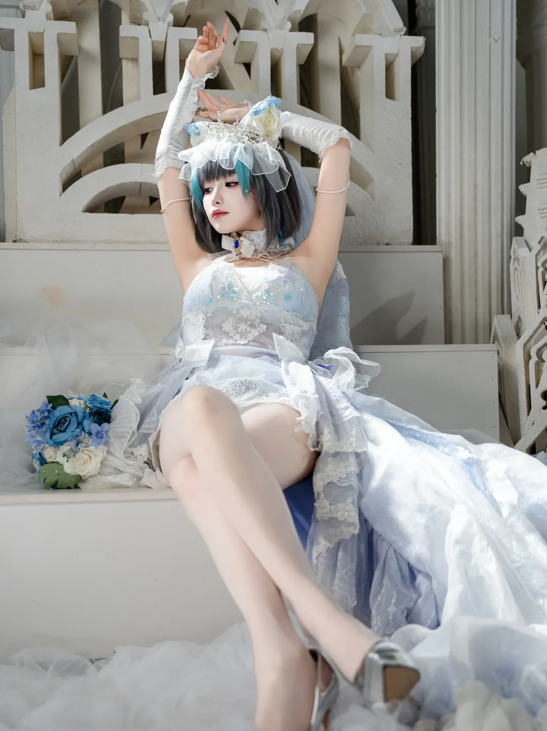 チェシャー コスプレ, アズールレーン, コスプレ撮影, 二次元の高級感, スタジオライティング - 7枚目