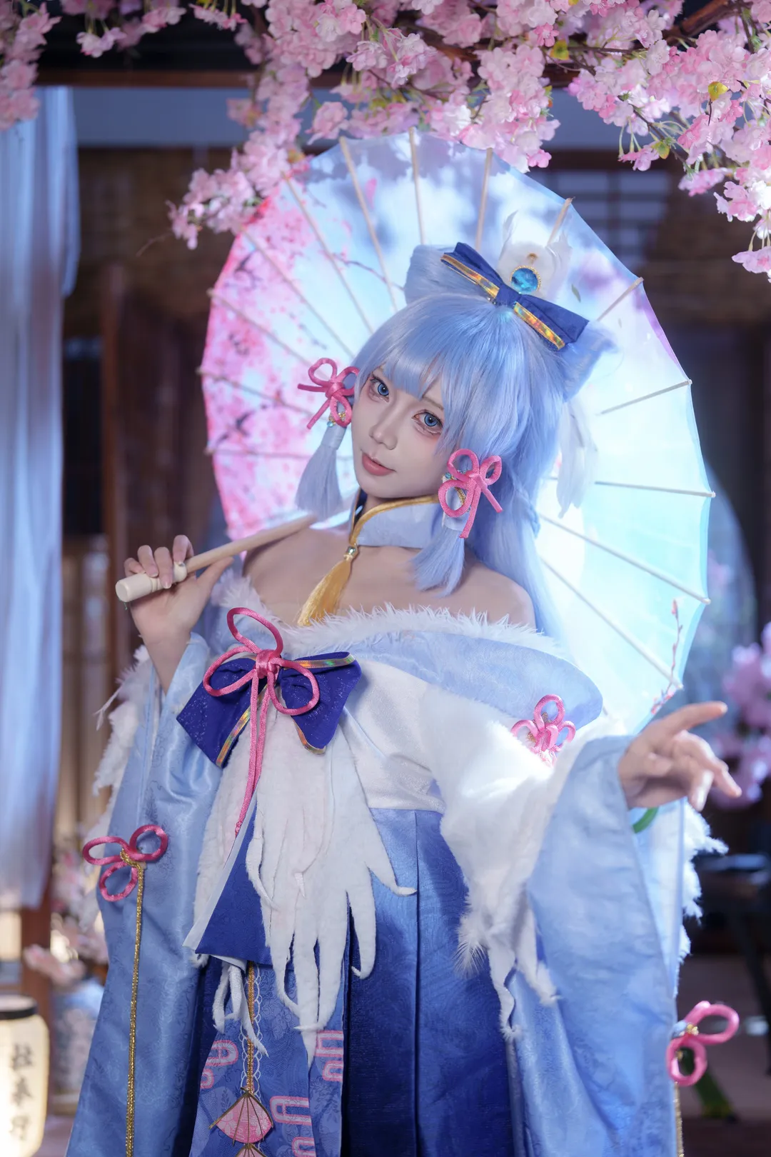 原神, コスプレ, 二次元撮影, 神里綾華 コスプレ, 白鷺桜華 - 5枚目