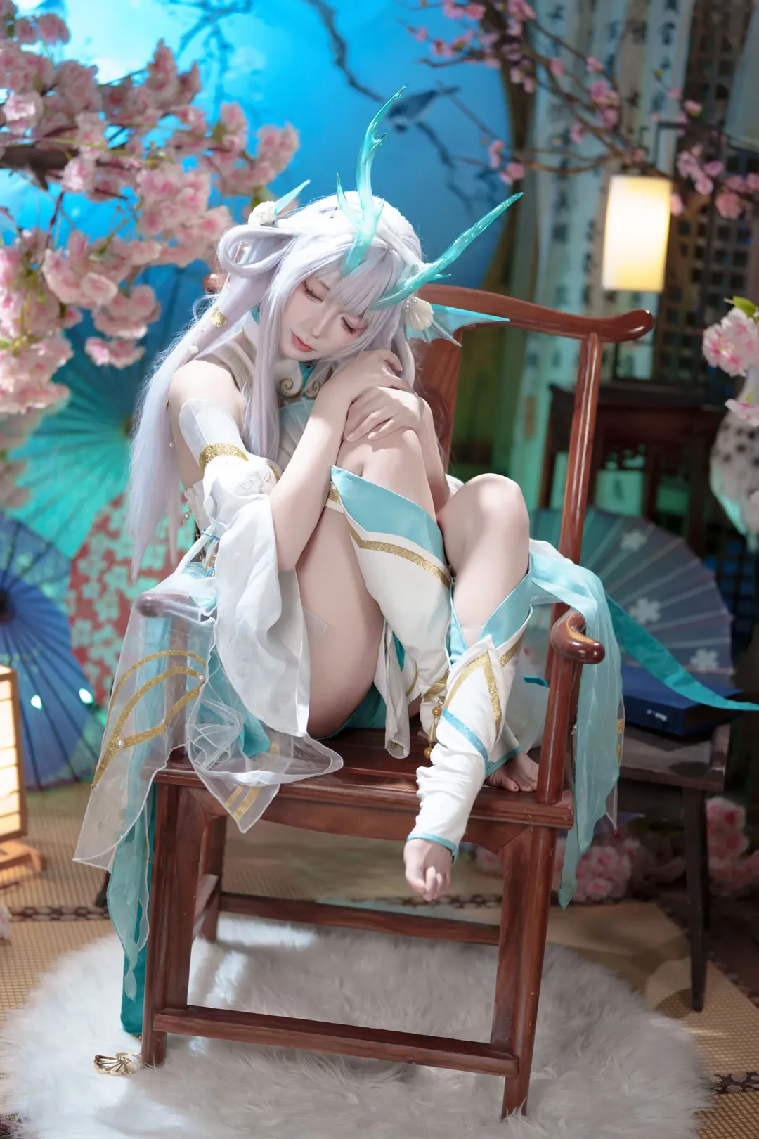二次元撮影, オナー・オブ・キングス, 西施コスプレ, コスプレ撮影, 遊龍清影コスプレ - 3枚目