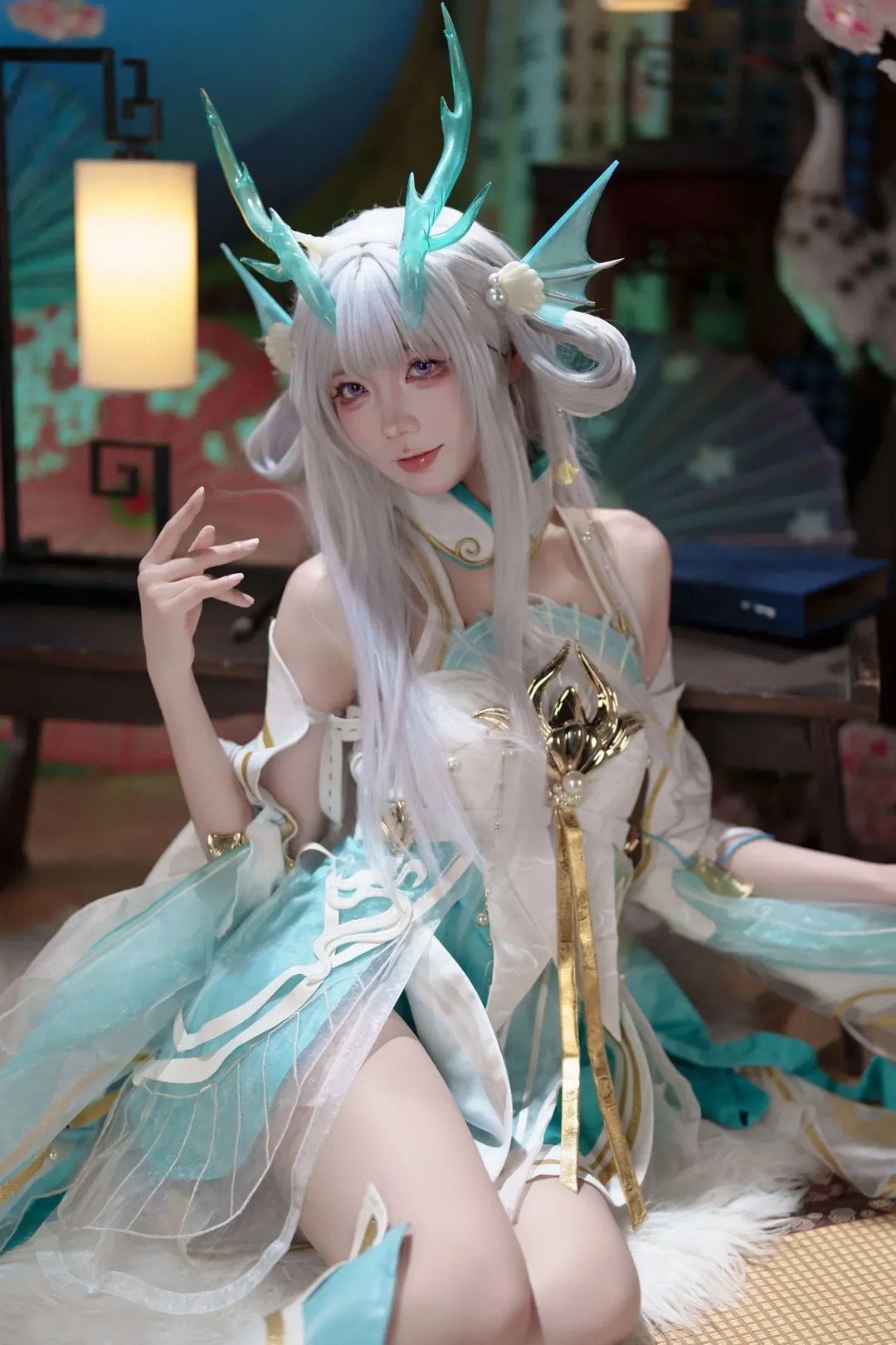 二次元撮影, オナー・オブ・キングス, 西施コスプレ, コスプレ撮影, 遊龍清影コスプレ - 5枚目
