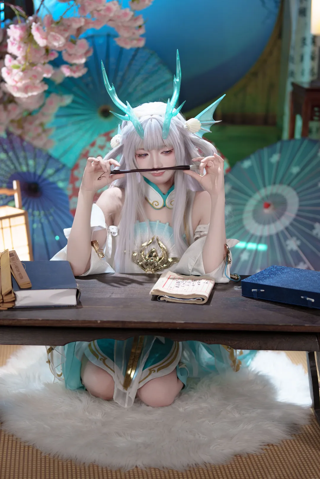 二次元撮影, オナー・オブ・キングス, 西施コスプレ, コスプレ撮影, 遊龍清影コスプレ - 6枚目