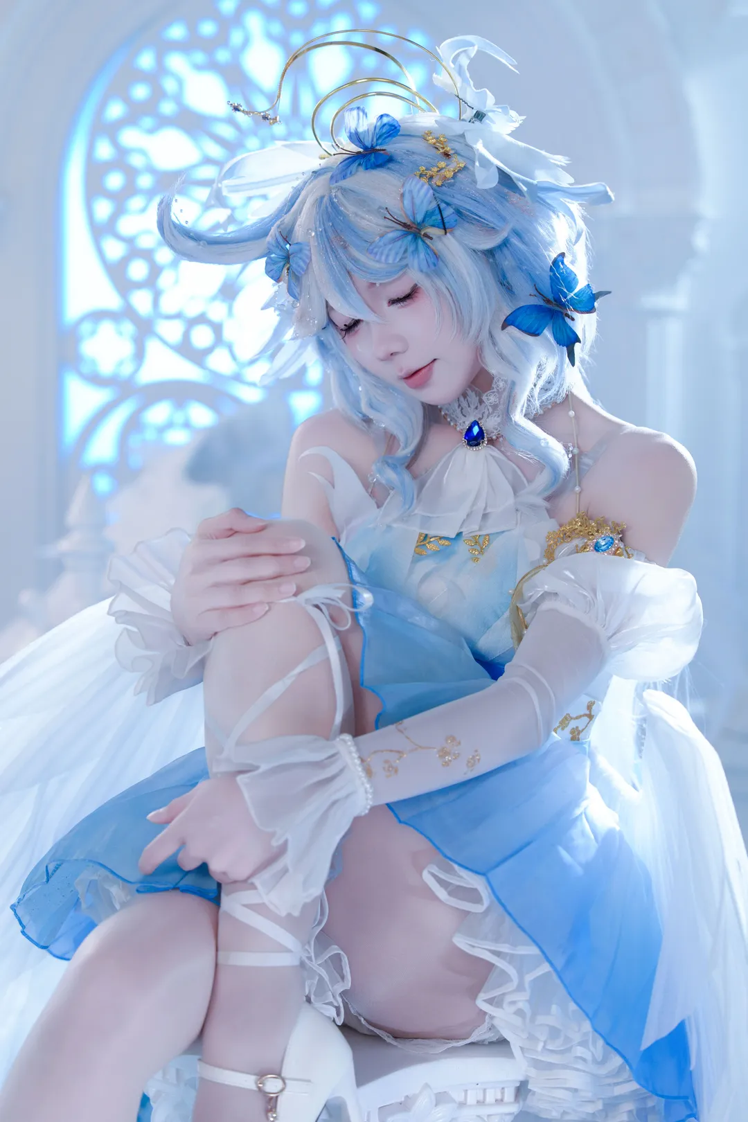 原神, フリーナ コスプレ, コスプレ撮影, 聖音衣装, 二次元共有 - 7枚目