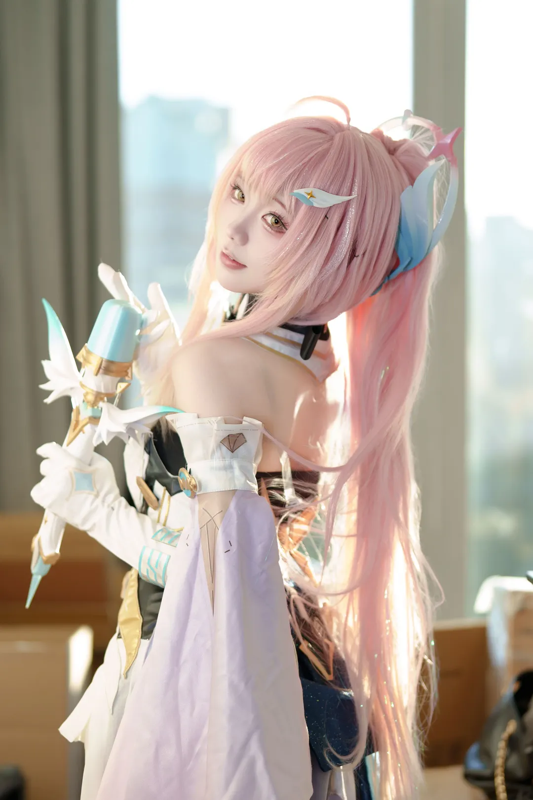 鳴潮, コスプレ, 二次元撮影, エイメス コスプレ, 飛行雪絨