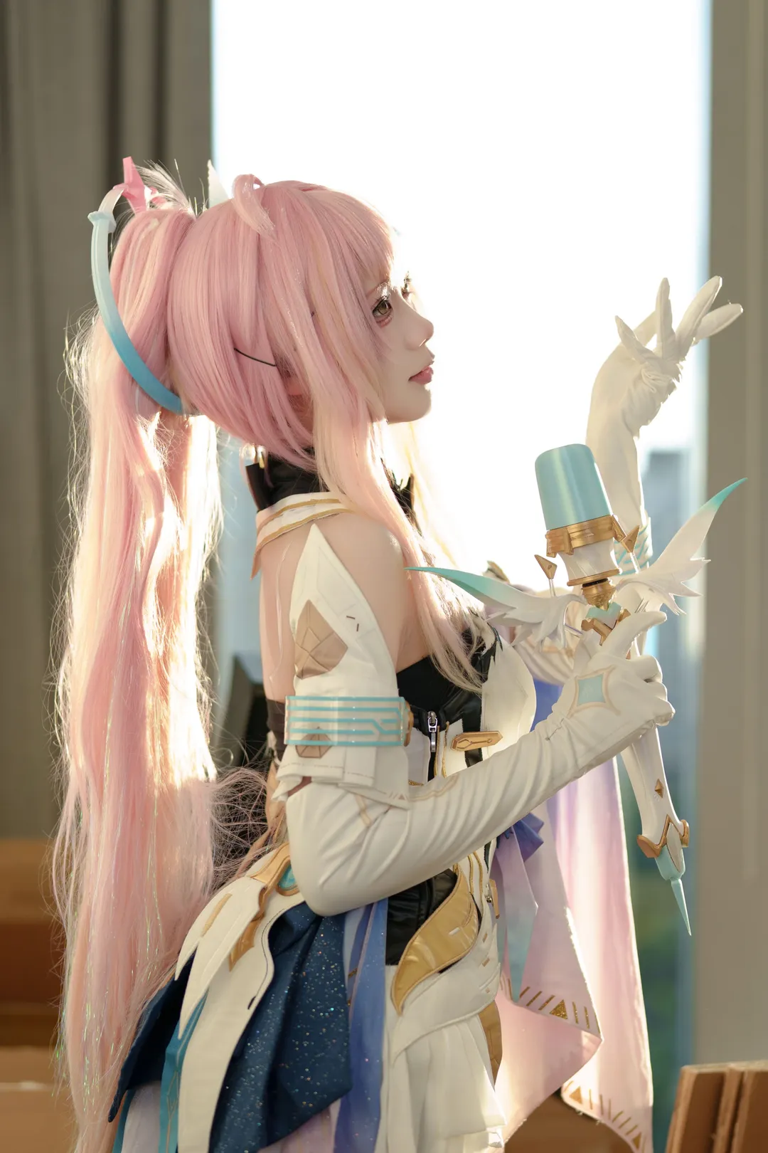 鸣潮, cosplay, 二次元摄影, 爱弥斯cos, 飞行雪绒 - 第4张