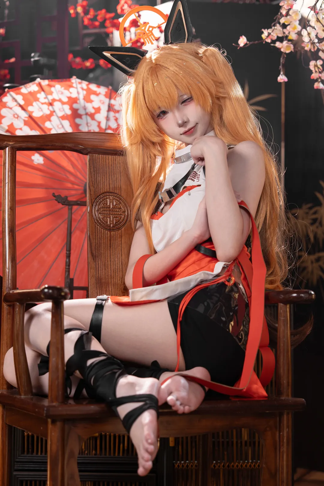 cosplay, 二次元摄影, 胜利女神, 婴宁cos, 小狐仙