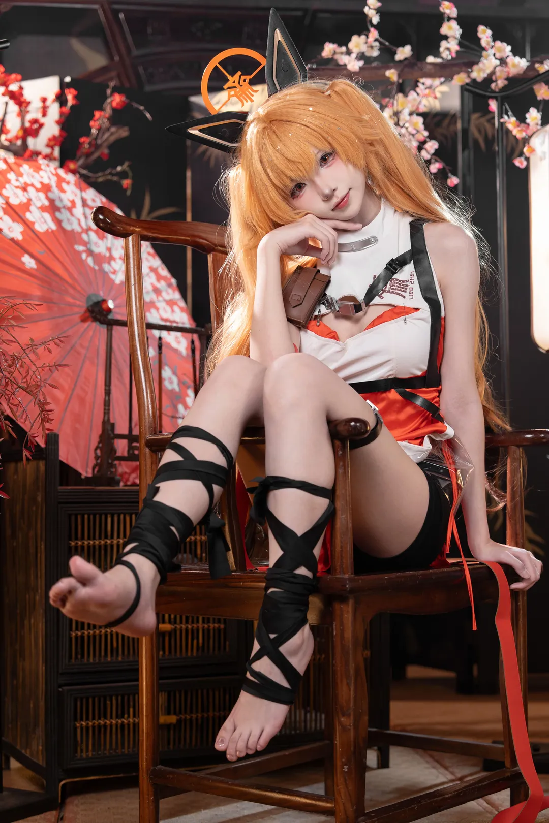 二次元摄影, 胜利女神, 婴宁cos, 国风cosplay, 小狐仙造型 - 第4张