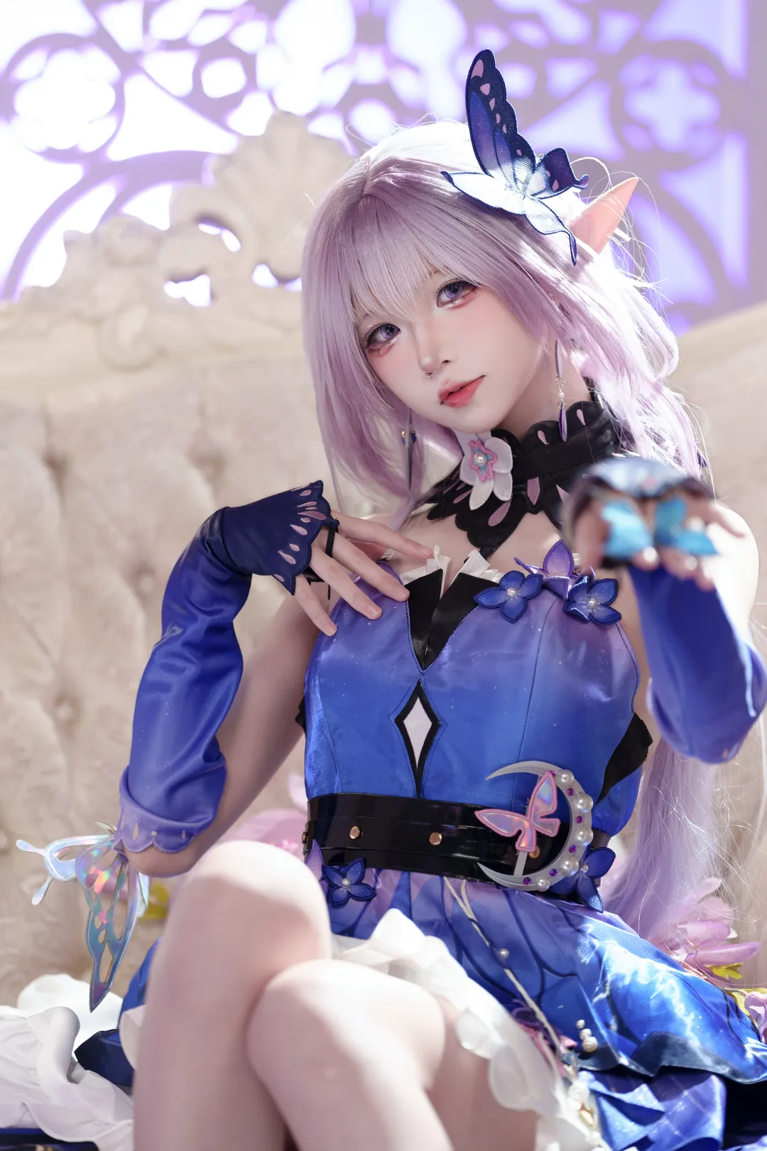 cosplay, Honkai: Star Rail, Castorice cosplay, Butterflies dancing gracefully, Honkai: Star Rail (HSR) - Image 3