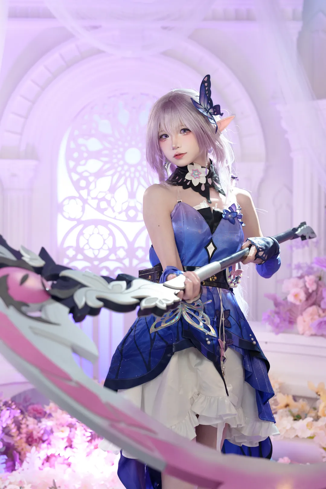 cosplay, Honkai: Star Rail, Castorice cosplay, Butterflies dancing gracefully, Honkai: Star Rail (HSR) - Image 5