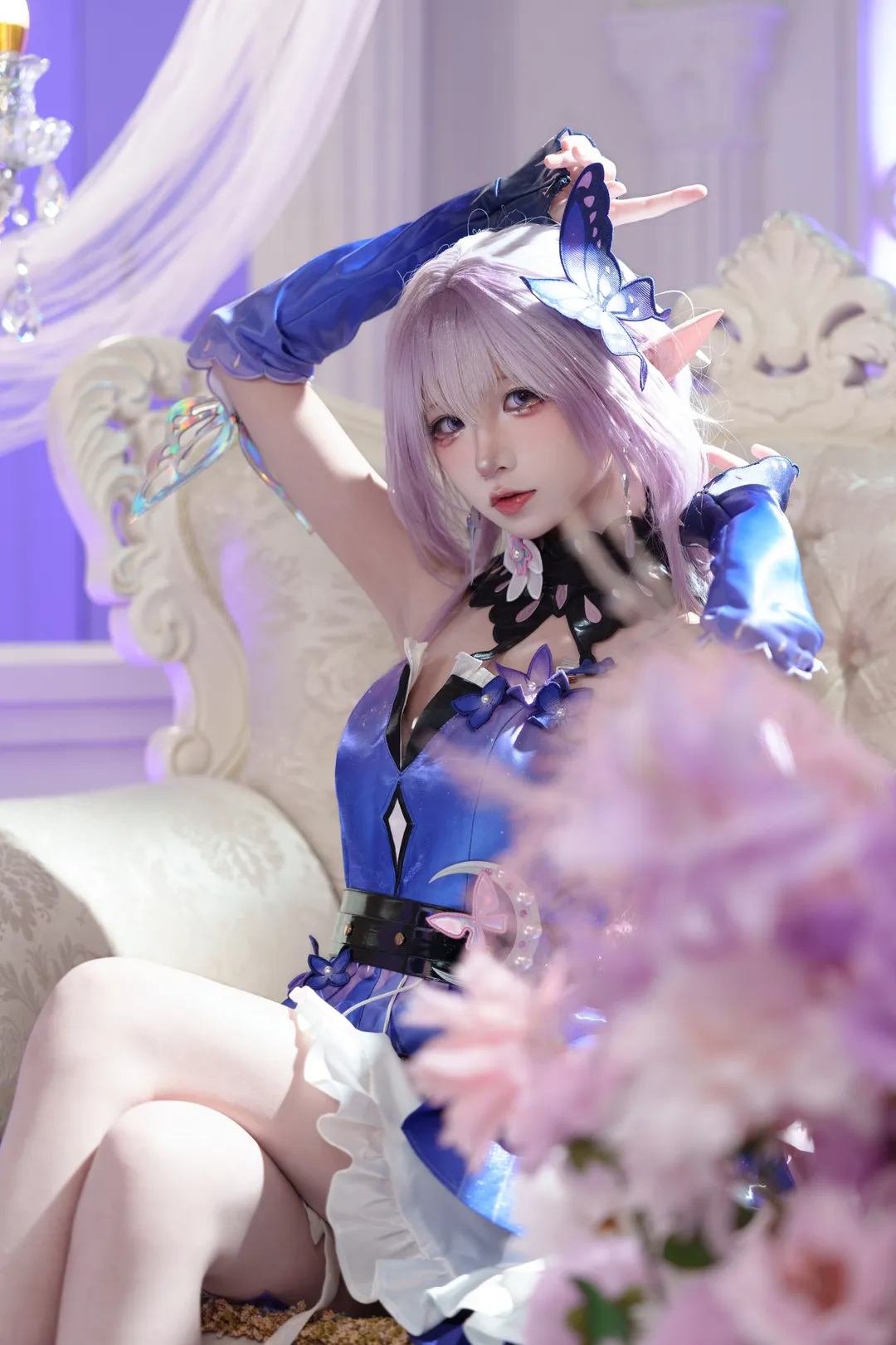 Cosplay, Anime-style photography, Honkai: Star Rail, Castorice cosplay, Sony mirrorless camera - Image 3