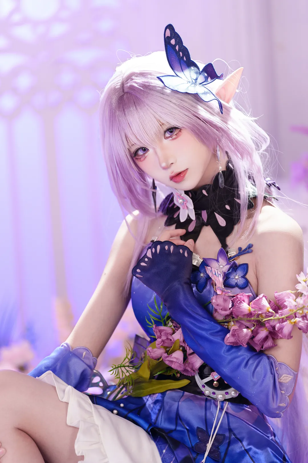 Cosplay, Anime-style photography, Honkai: Star Rail, Castorice cosplay, Sony mirrorless camera - Image 4