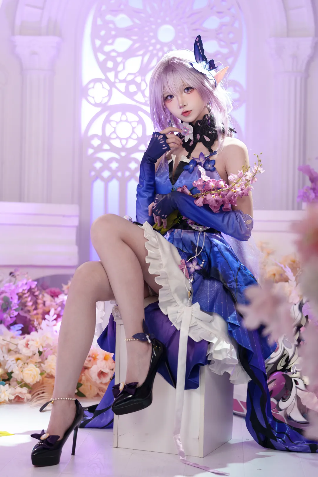 Cosplay, Anime-style photography, Honkai: Star Rail, Castorice cosplay, Sony mirrorless camera - Image 5