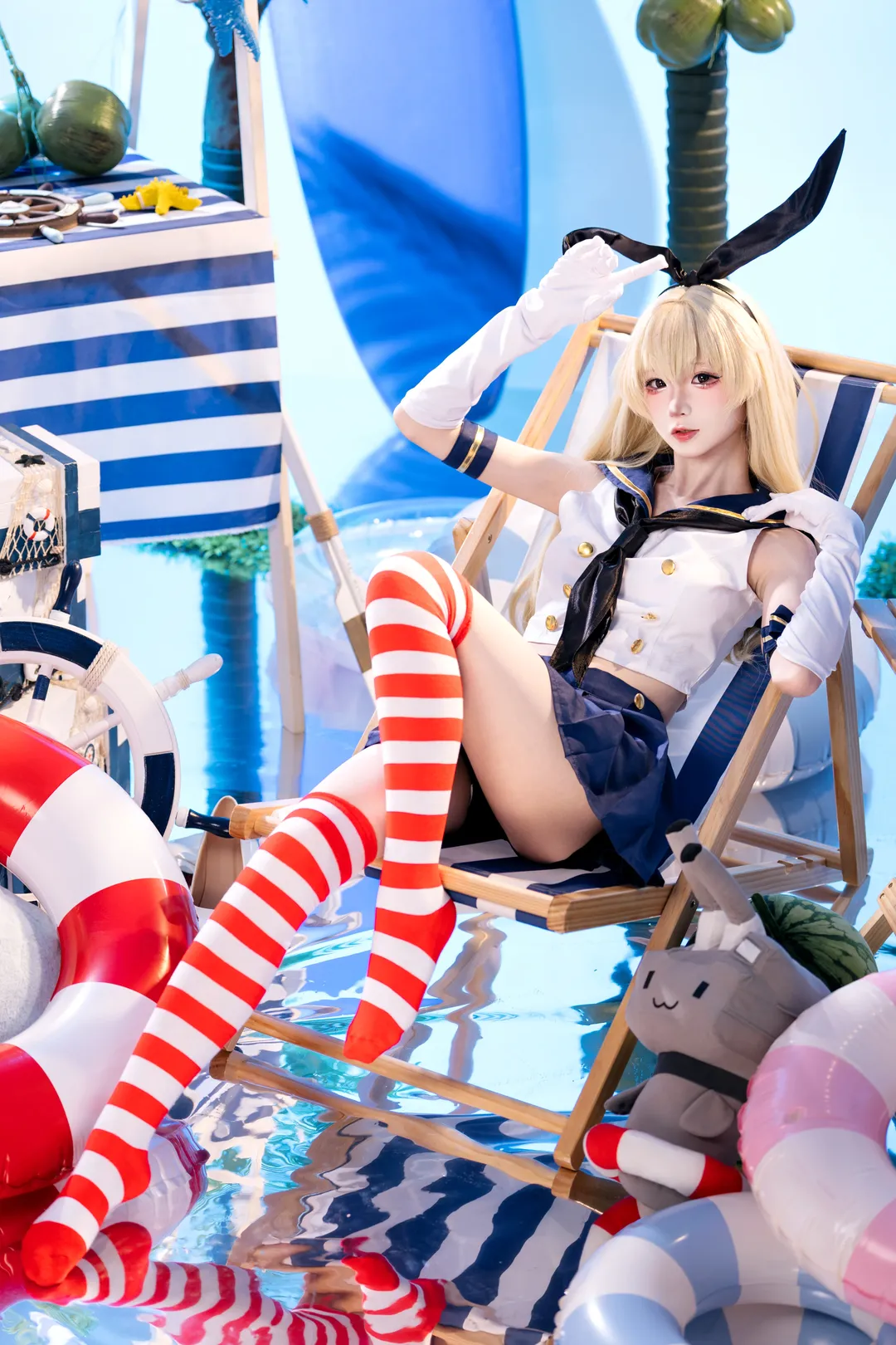 岛风cos, 夏日摄影, 索尼微单, 舰队收藏, 航母少女 - 第2张