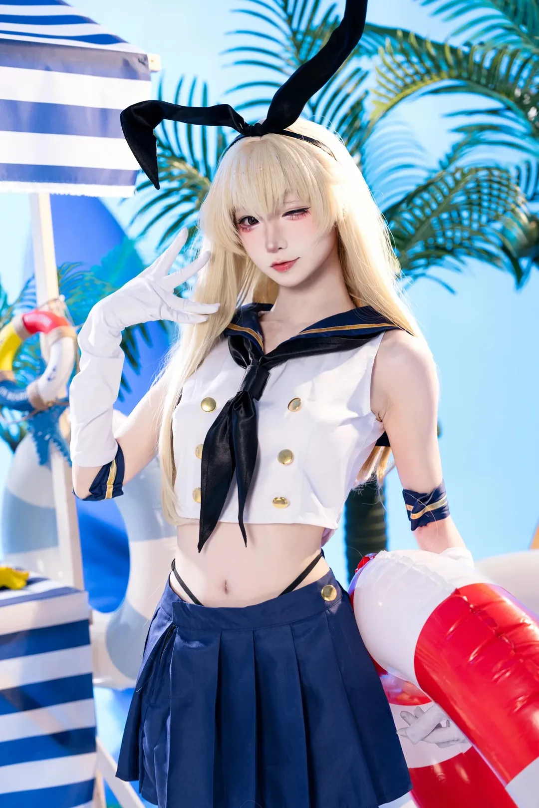 岛风cos, 夏日摄影, 索尼微单, 舰队收藏, 航母少女 - 第3张
