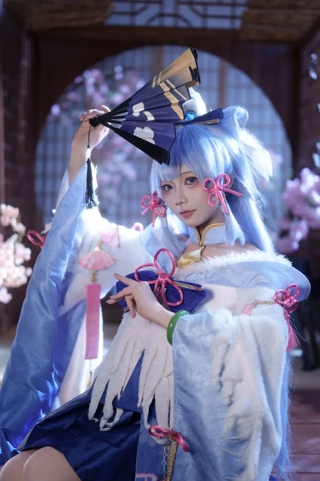 原神, 二次元摄影, 神里绫华cos, 白鹭樱华, 和风妆造 - 第4张
