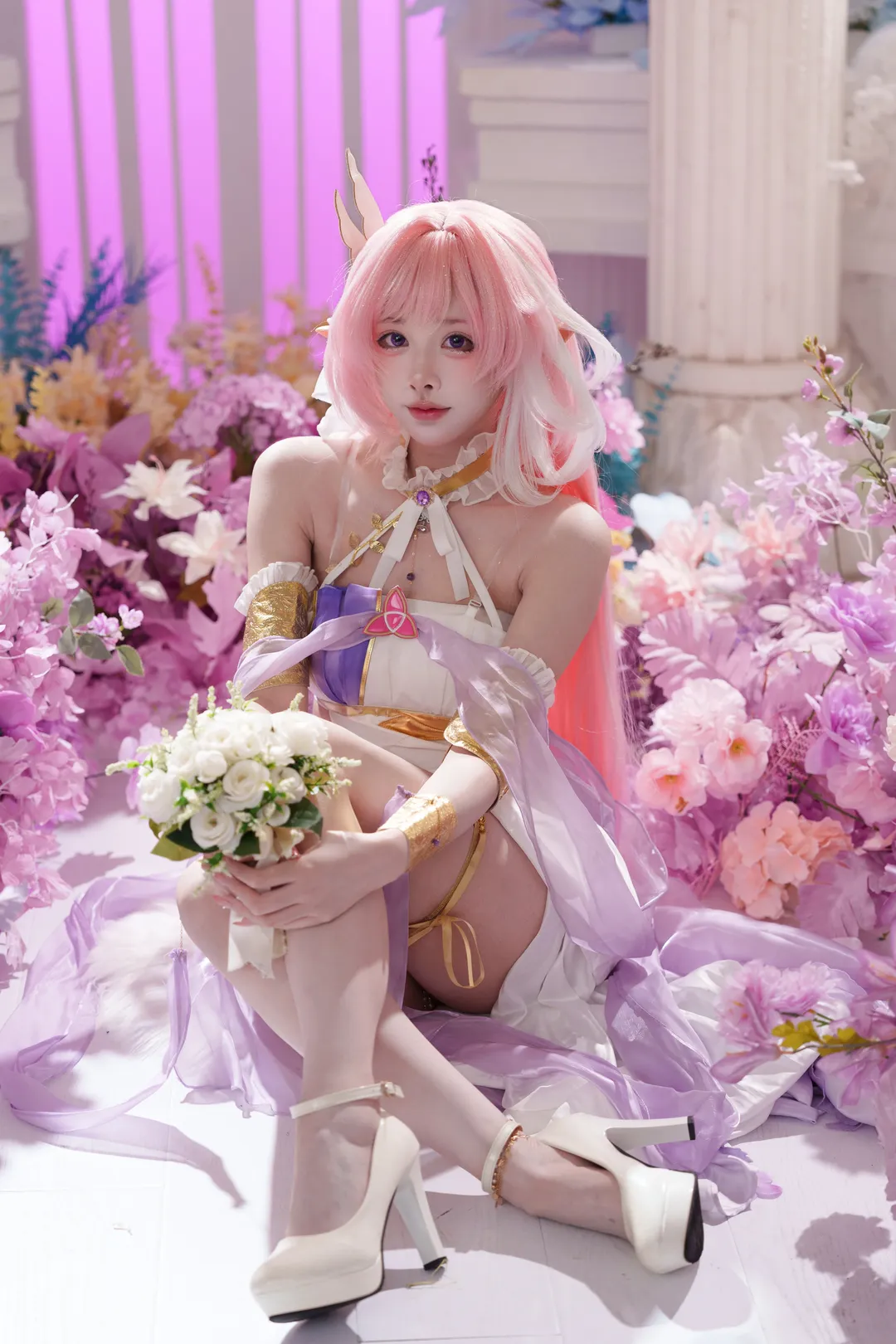 爱莉希雅cos, 崩坏3, 治愈系, 二次元摄影, 人像摄影 - 第3张