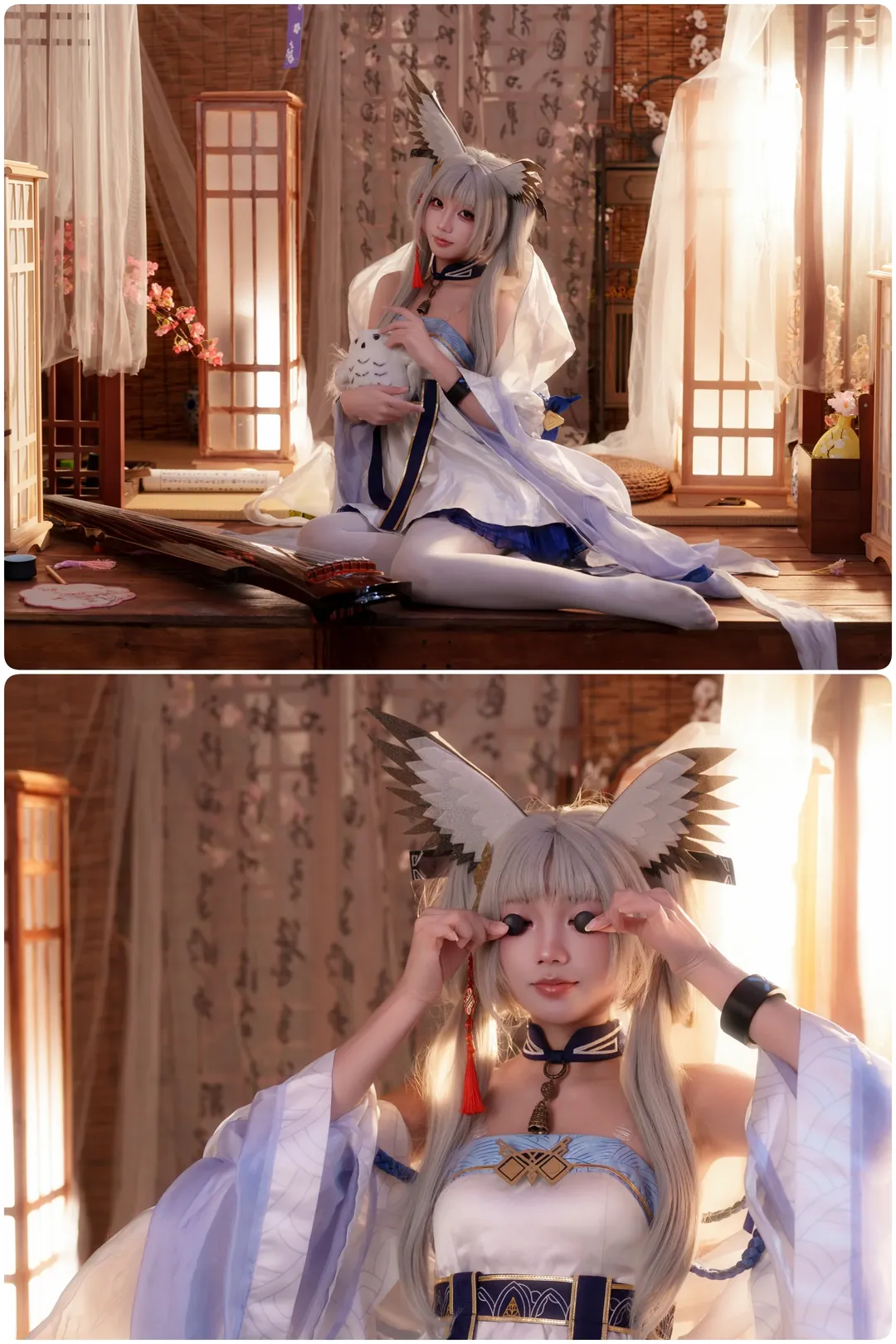 二次元cosplay, 明日方舟, cosplay摄影, 国风cos, 白面鸮cos - 第4张